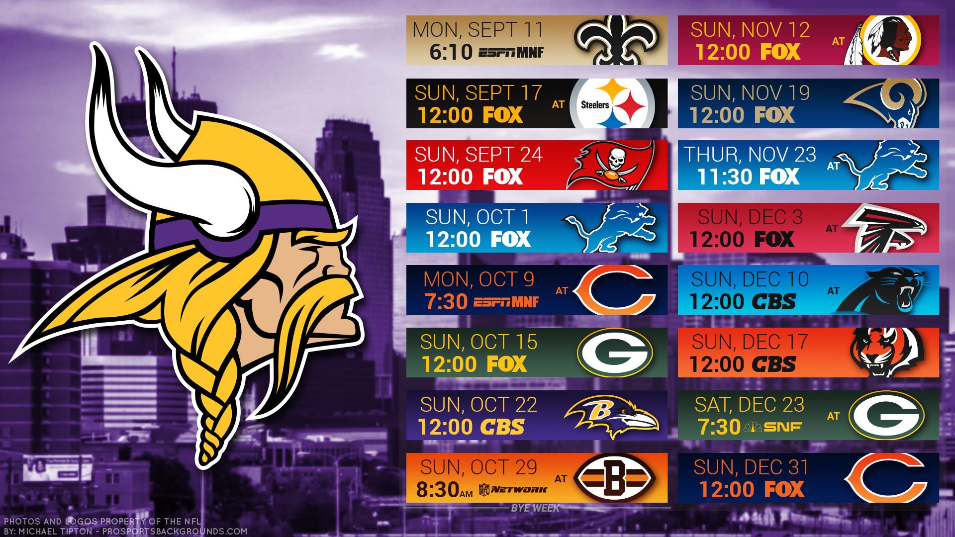 1920x1080 Minnesota Vikings Wallpaper 192 Wtg200427038 Vikings Schedule 2017 Wallpaper & Background Download