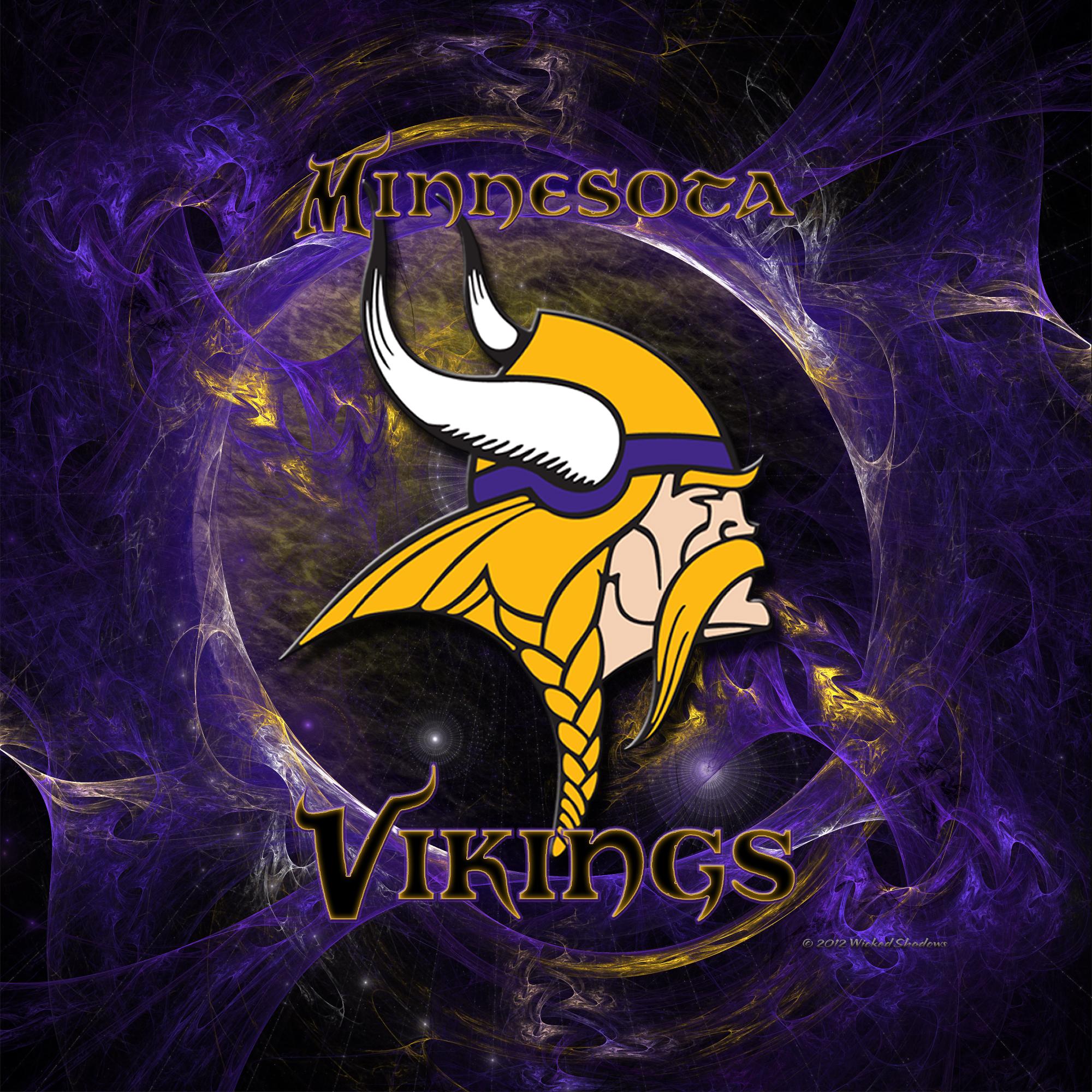 2000x2000 Wallpaper By Wicked Shadows: Minnesota Vikings Wicked Wallpaper