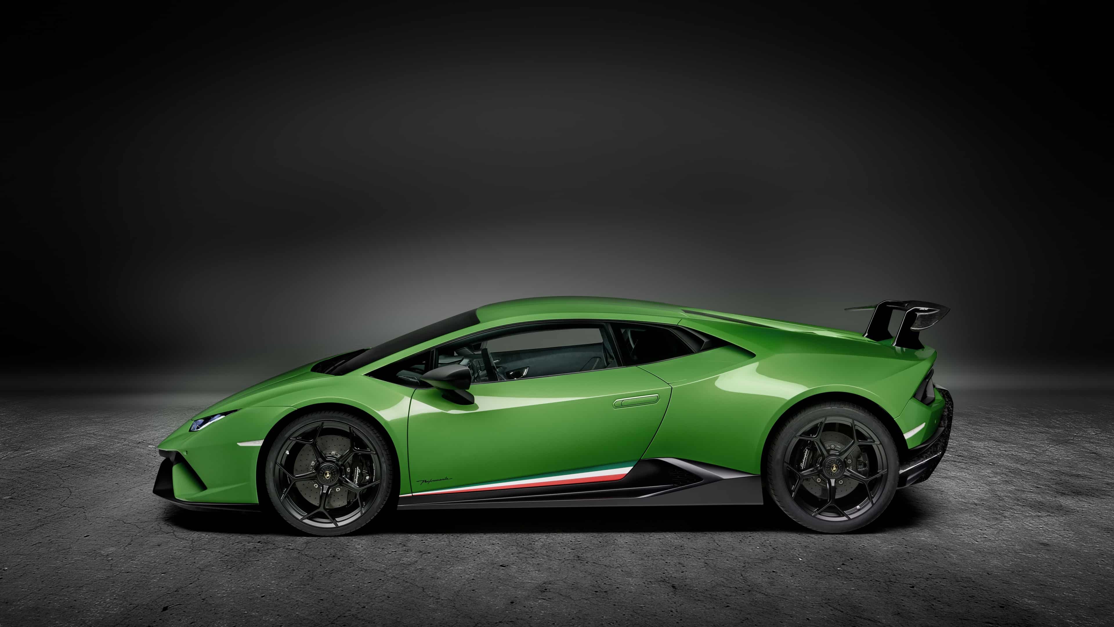 3840x2160 Lamborghini Huracan Performante Side UHD 4K Wallpaper