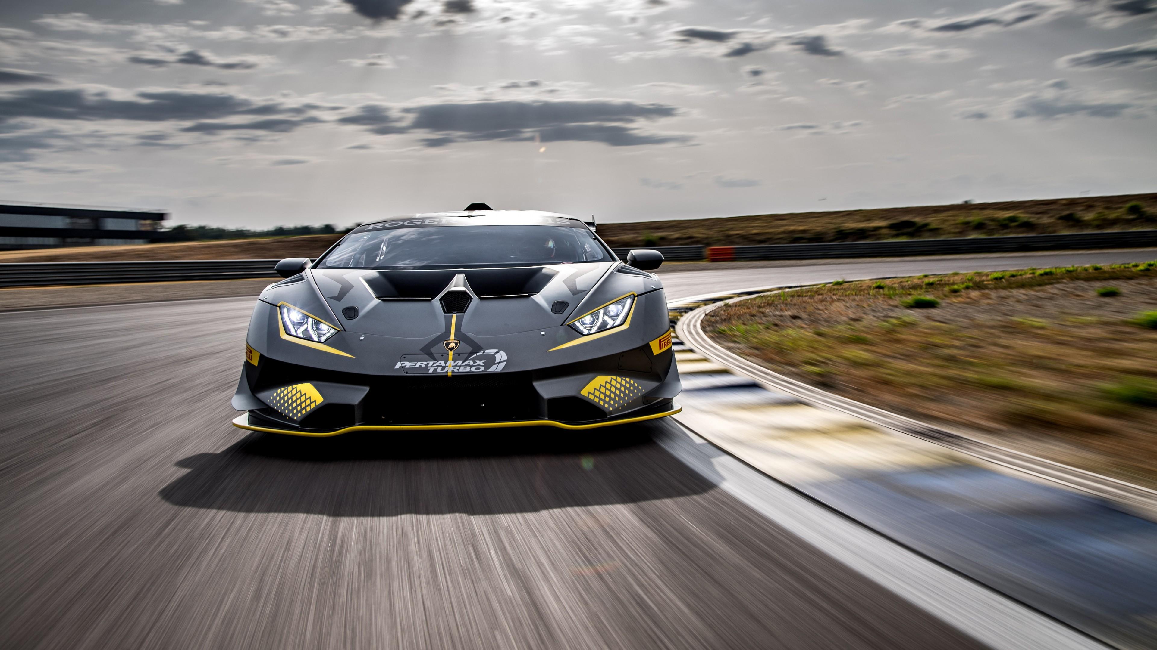 3840x2160 Lamborghini Huracan Super Trofeo Evo 4k Wallpaper