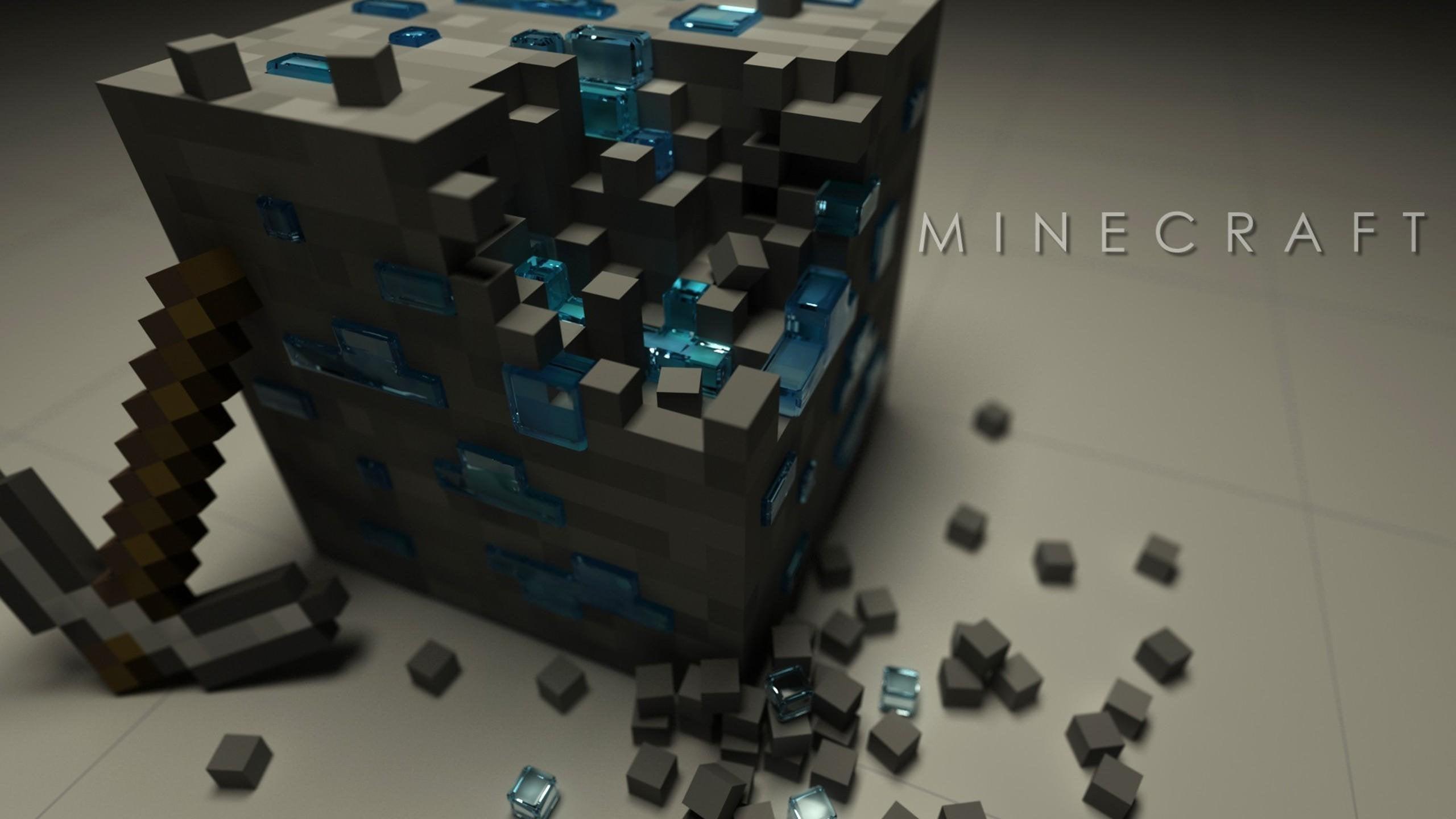 2560x1440 There's 35 nice HD minecraft wallpaper in here, if anyone's interested