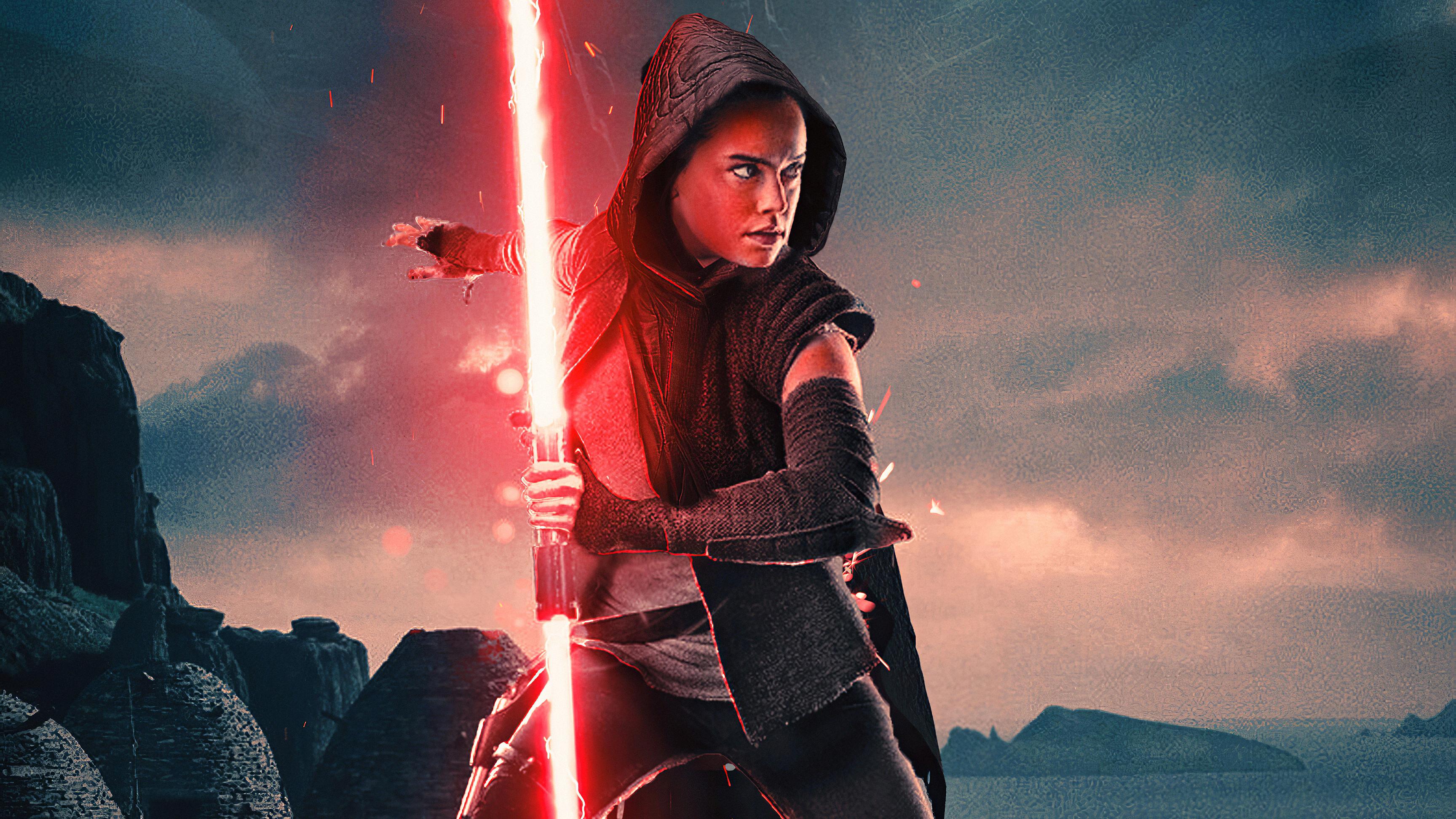 Rey Lightsaber Wallpapers - Top Free Rey Lightsaber Backgrounds ...