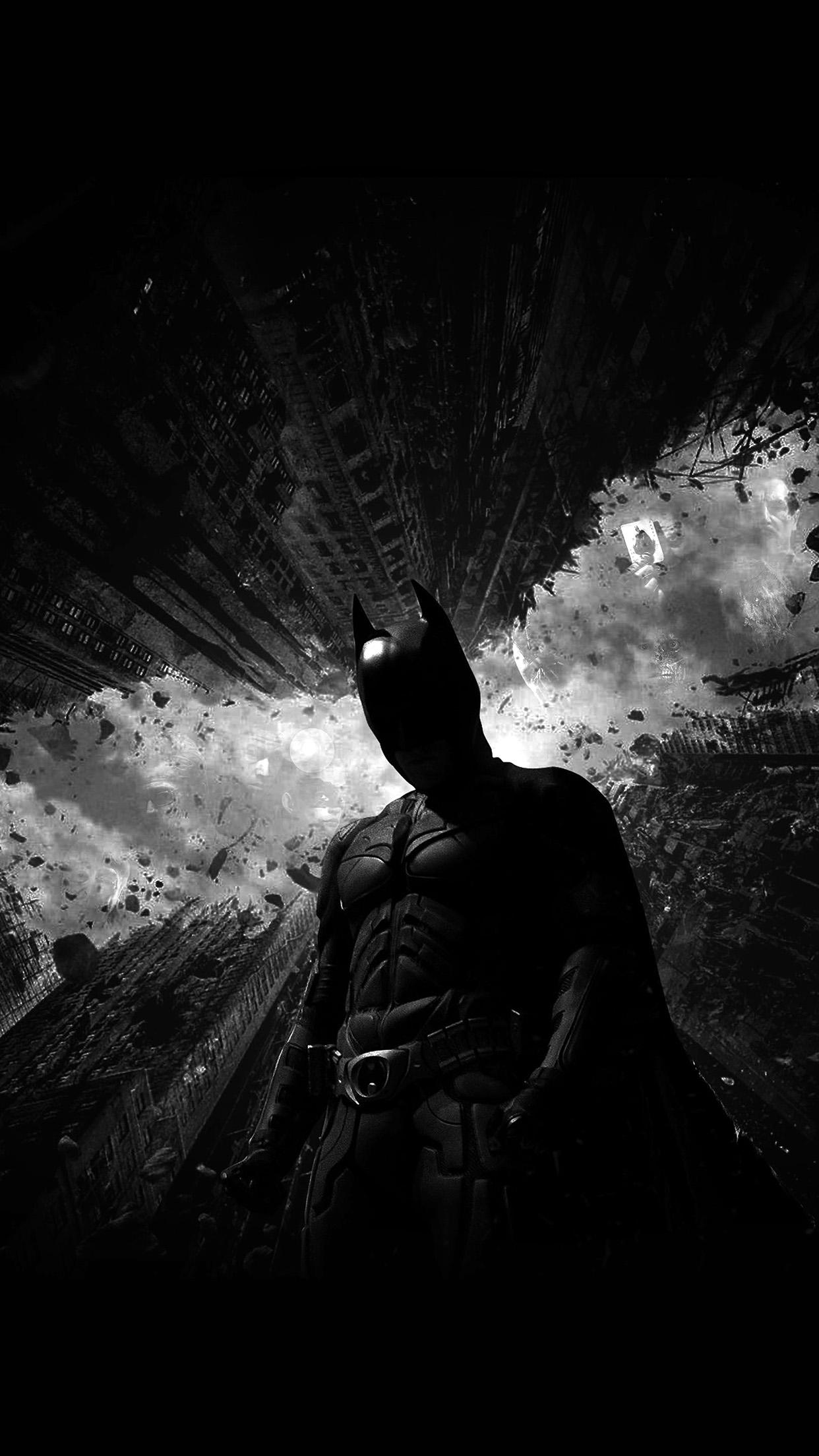 1242x2208 iPhone X wallpaper. batman dark bw hero art