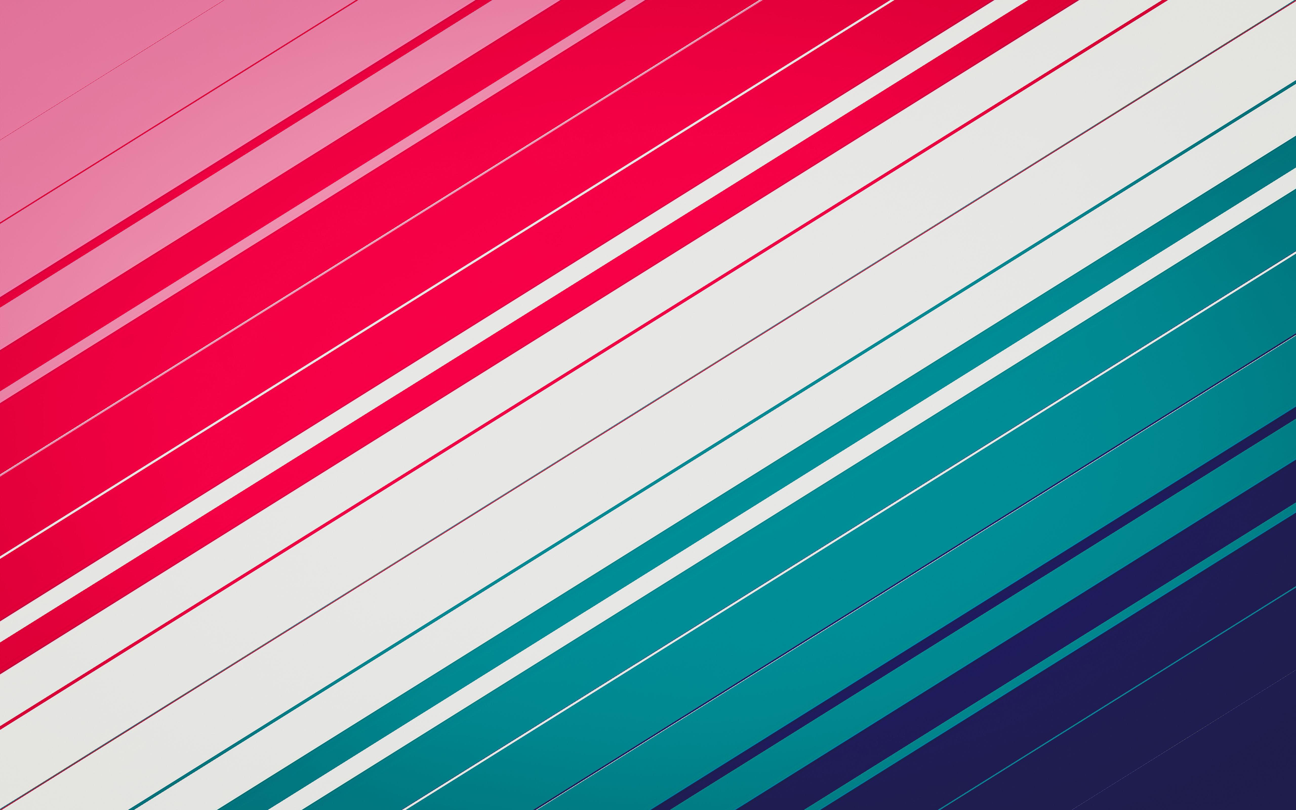 5120x3200 Red White Teal Stripes Wallpaper, HD Abstract 4K Wallpaper, Image, Photo and Background Den. Teal striped wallpaper, Abstract, Wallpaper