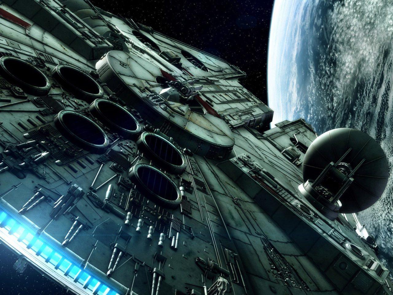 1280x960 Star Wars Millenium Falcon Spaceship HD Wallpaper 1800x2880 :