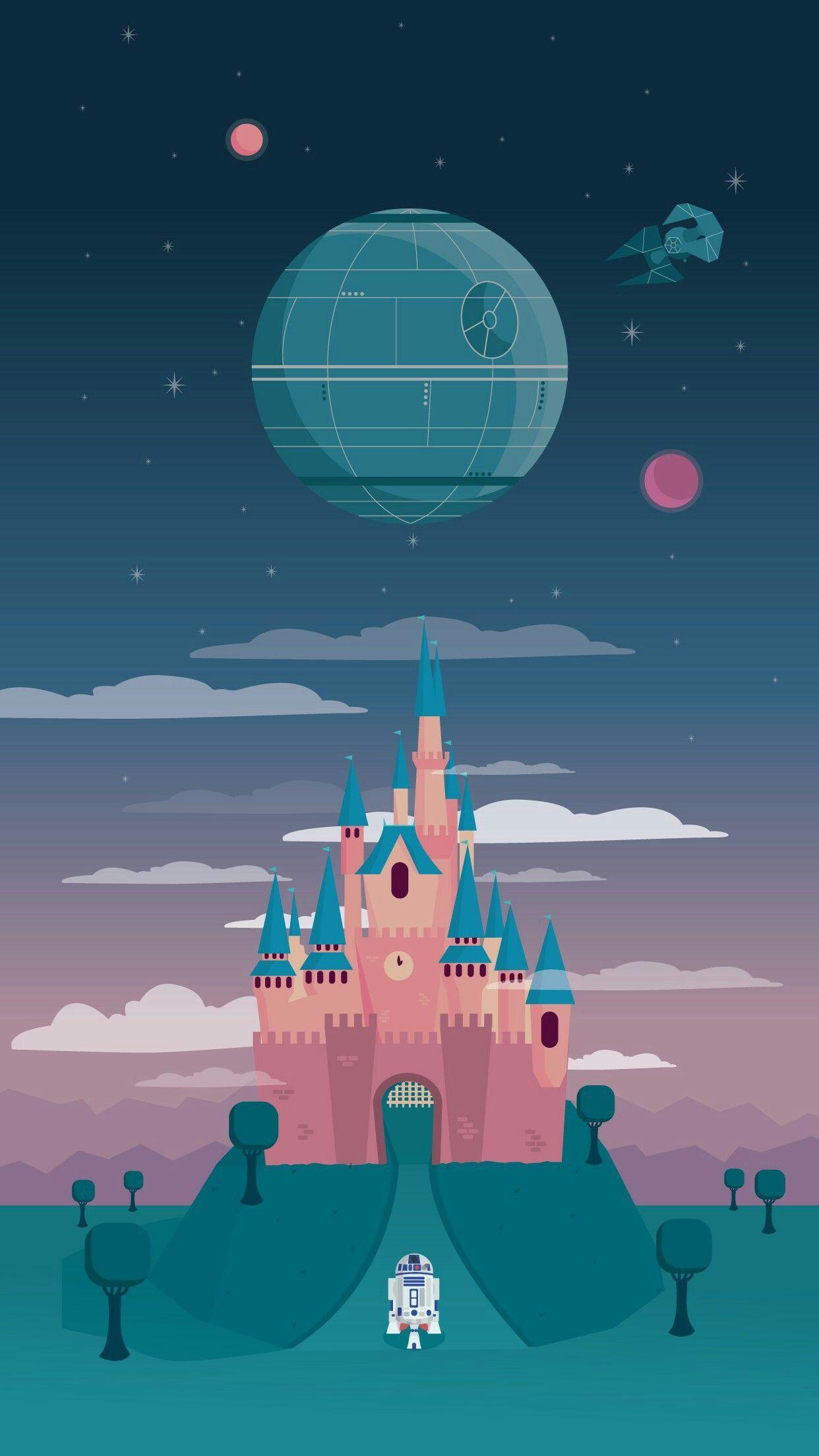1242x2208 Cute Star Wars iPhone Wallpaper