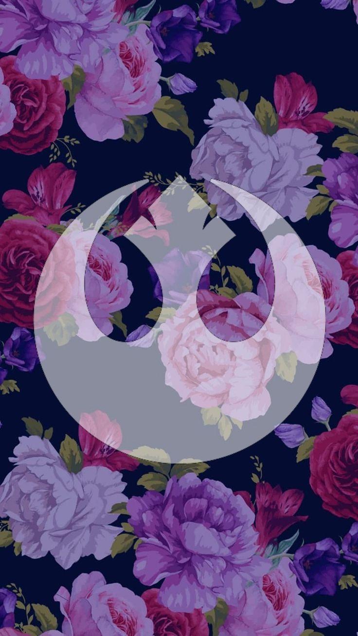 736x1308 Wallpaper I created using Im girly and I love Star Wars so Wars Painting. Star wars background, Star wars wallpaper iphone, Star wars art