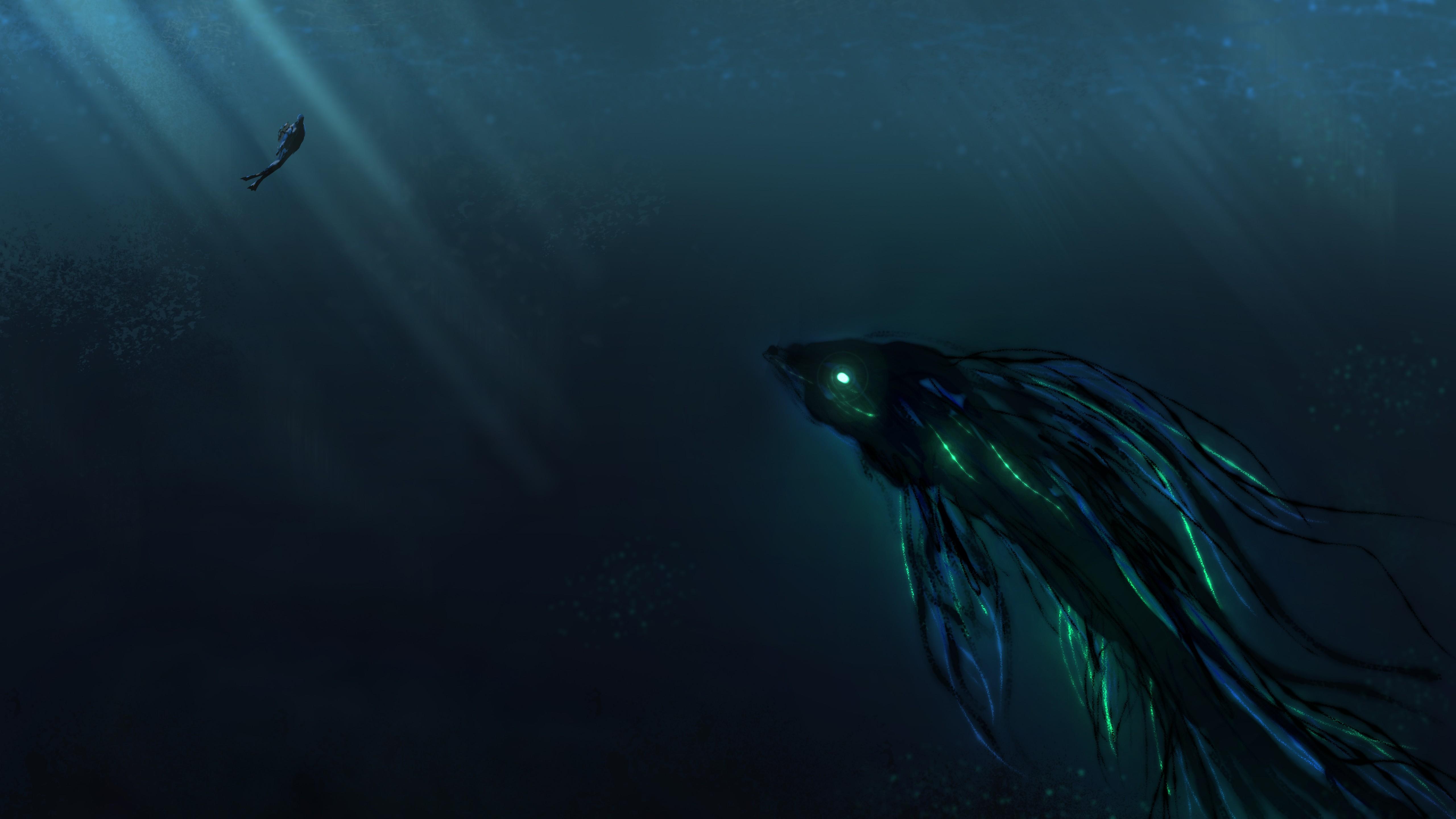 5120x2880 Deep Ocean Wallpaper 4k