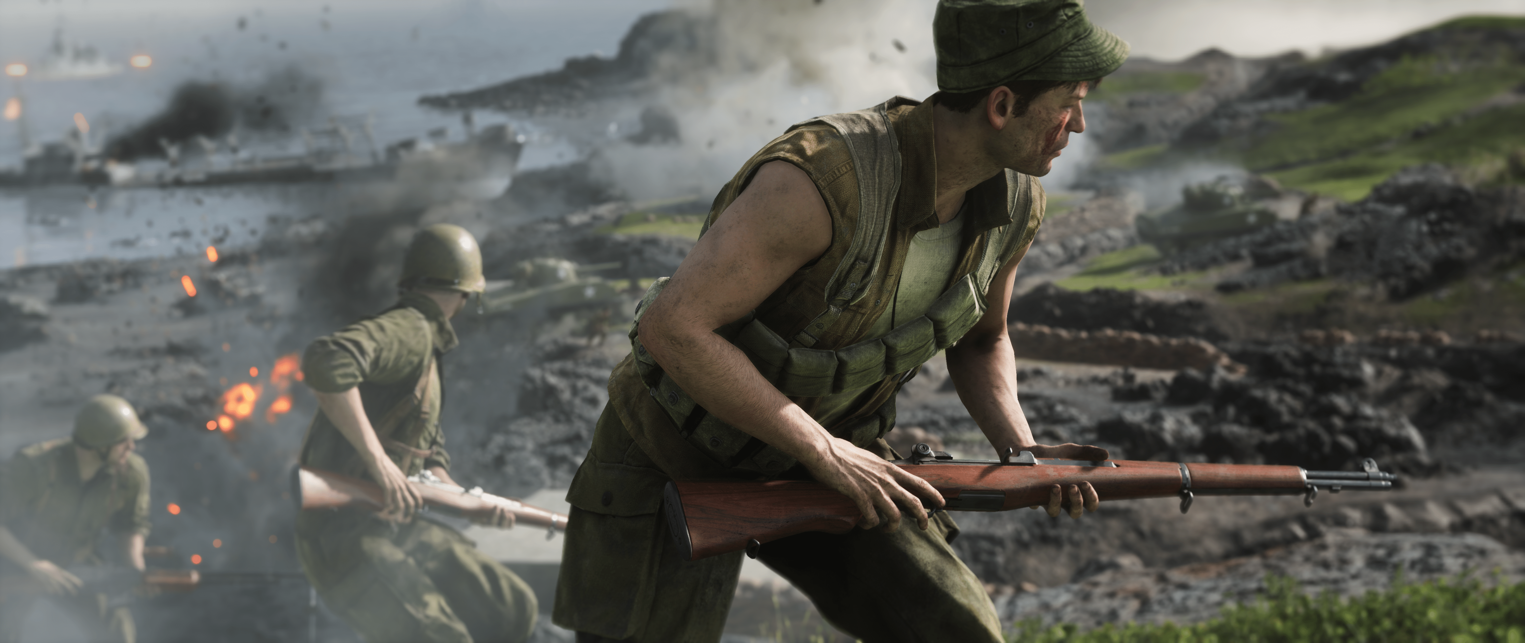 5120x2160 Iwo Jima 4k Ultra HD Wallpaper