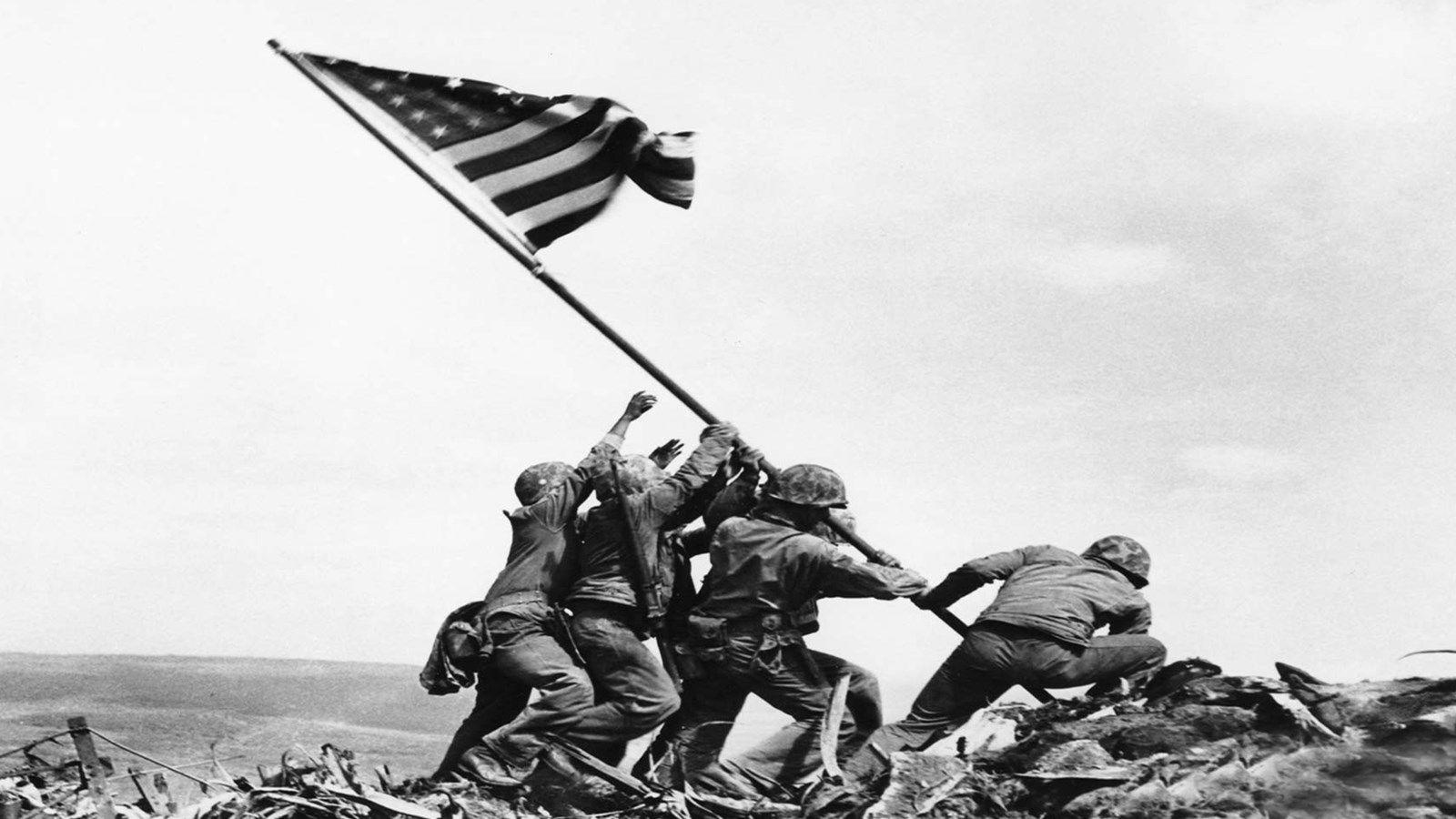 1600x900 Flag Iwo Jima Wallpaper