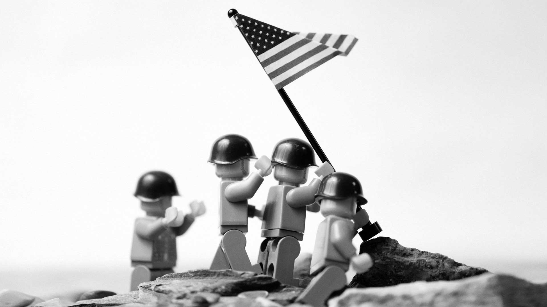 1920x1080 soldiers, War, Minimalistic, Flags, Iwo, Jima, Legos, Redneck Wallpaper HD / Desktop and Mobile Background