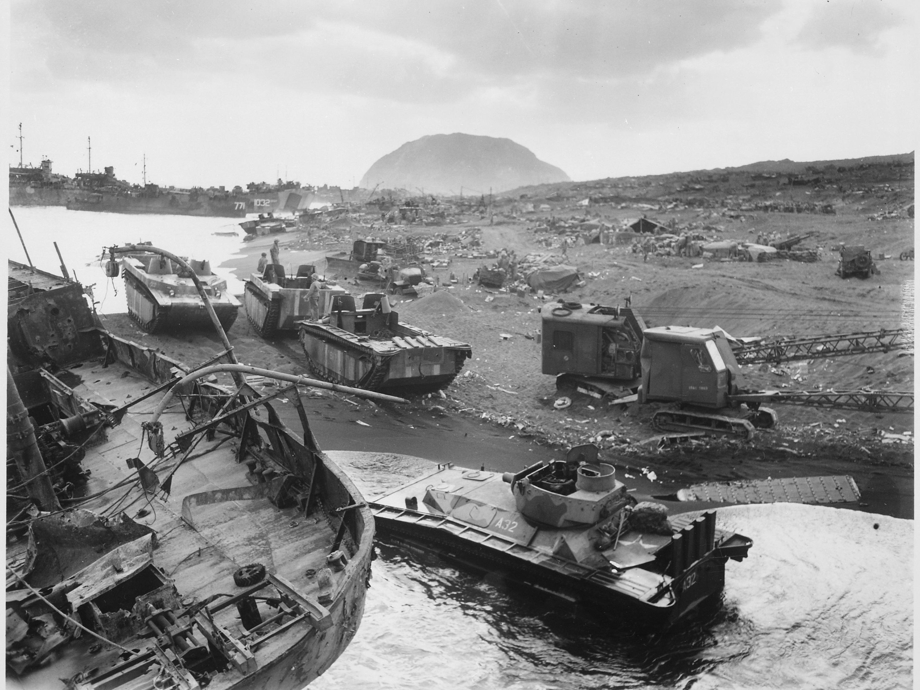 3000x2250 Battle Of Iwo Jima HD Wallpaper