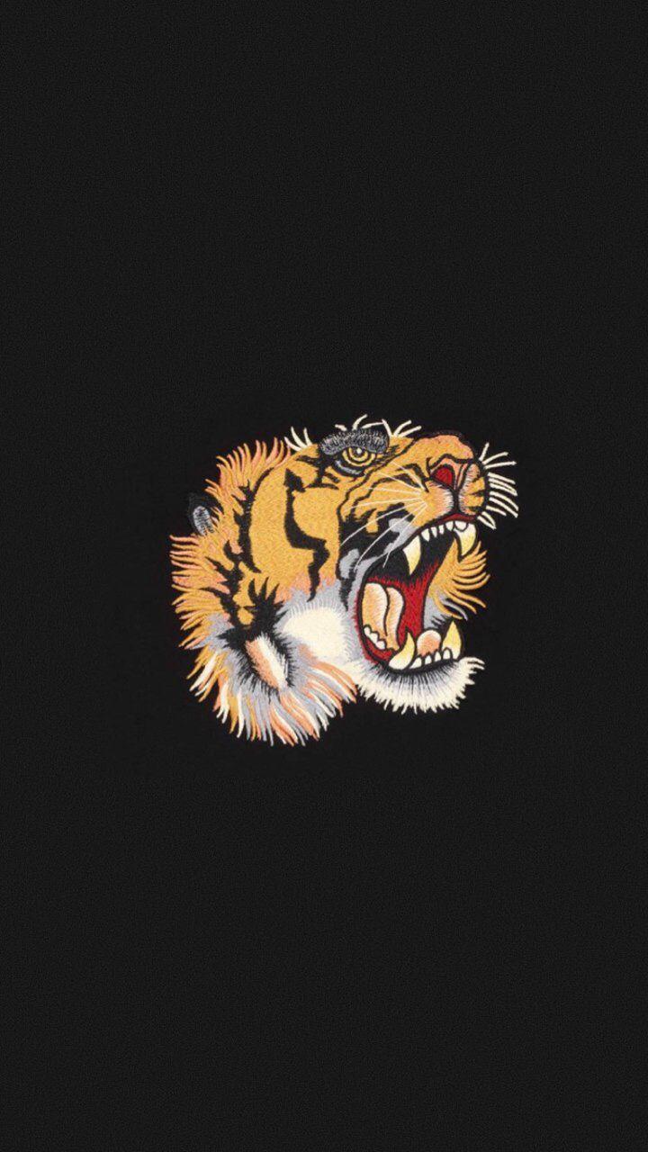 gucci tiger wallpaper