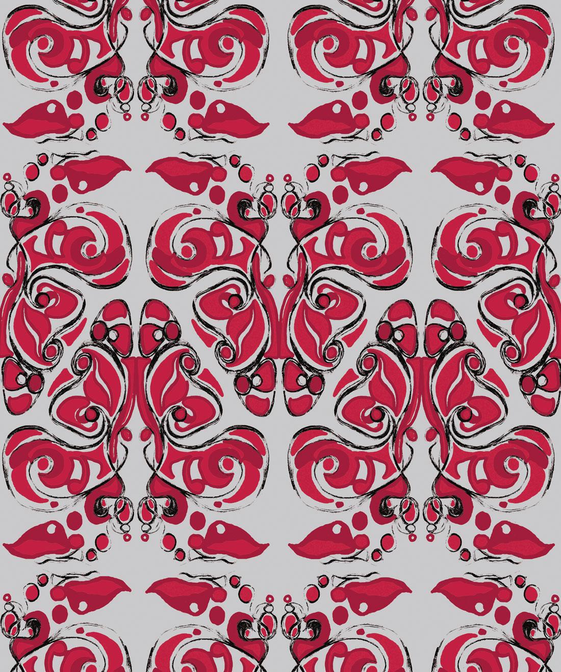1100x1318 Bohemian Wrap Wallpaper • Contemporary Design