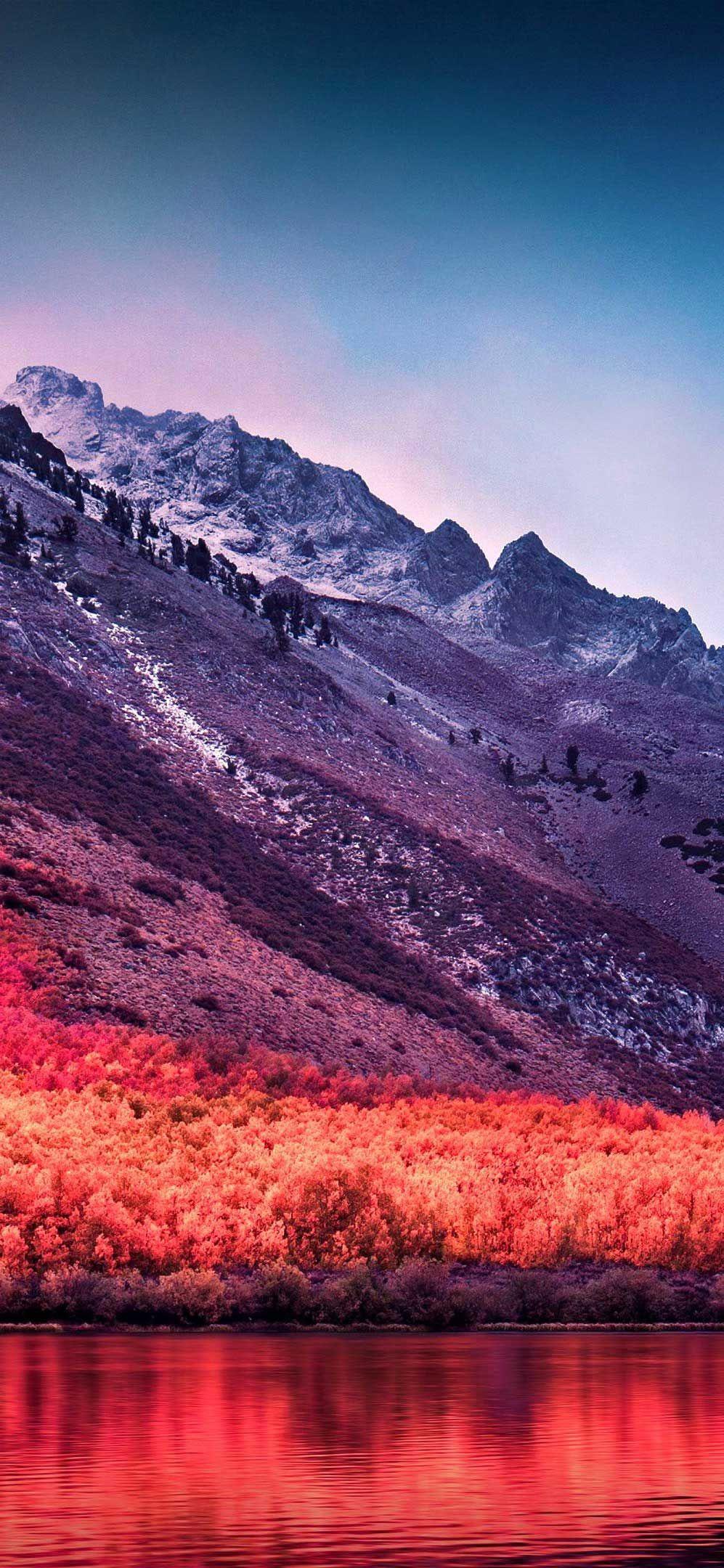 997x2160 Aesthetic Nevada Orange Wallpaper