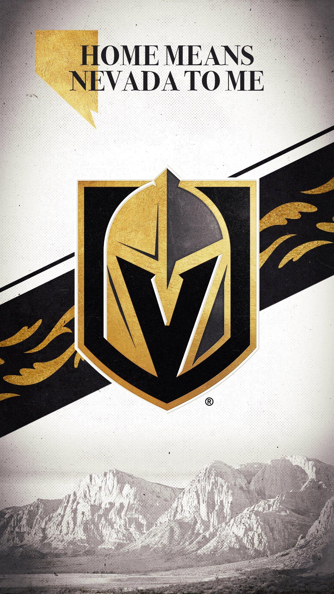 1080x1920 Vegas Golden Knights wallpaper just in time for Nevada Day puck drop! #FoneScreenFriday