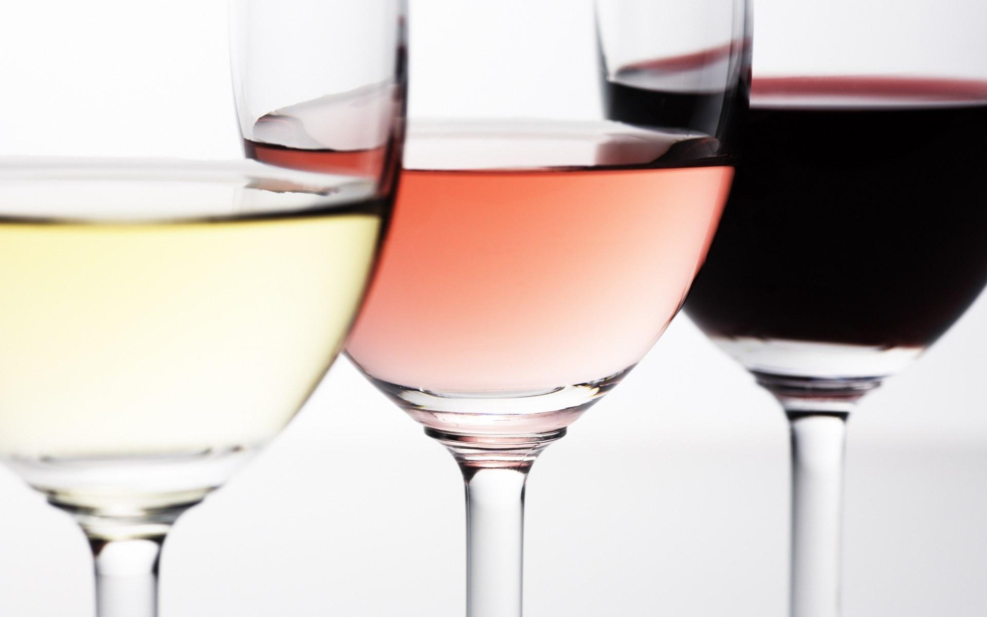 1920x1200 JW023 350A Close up white wine rose wine red wine Wallpaper Wallpaper 69157