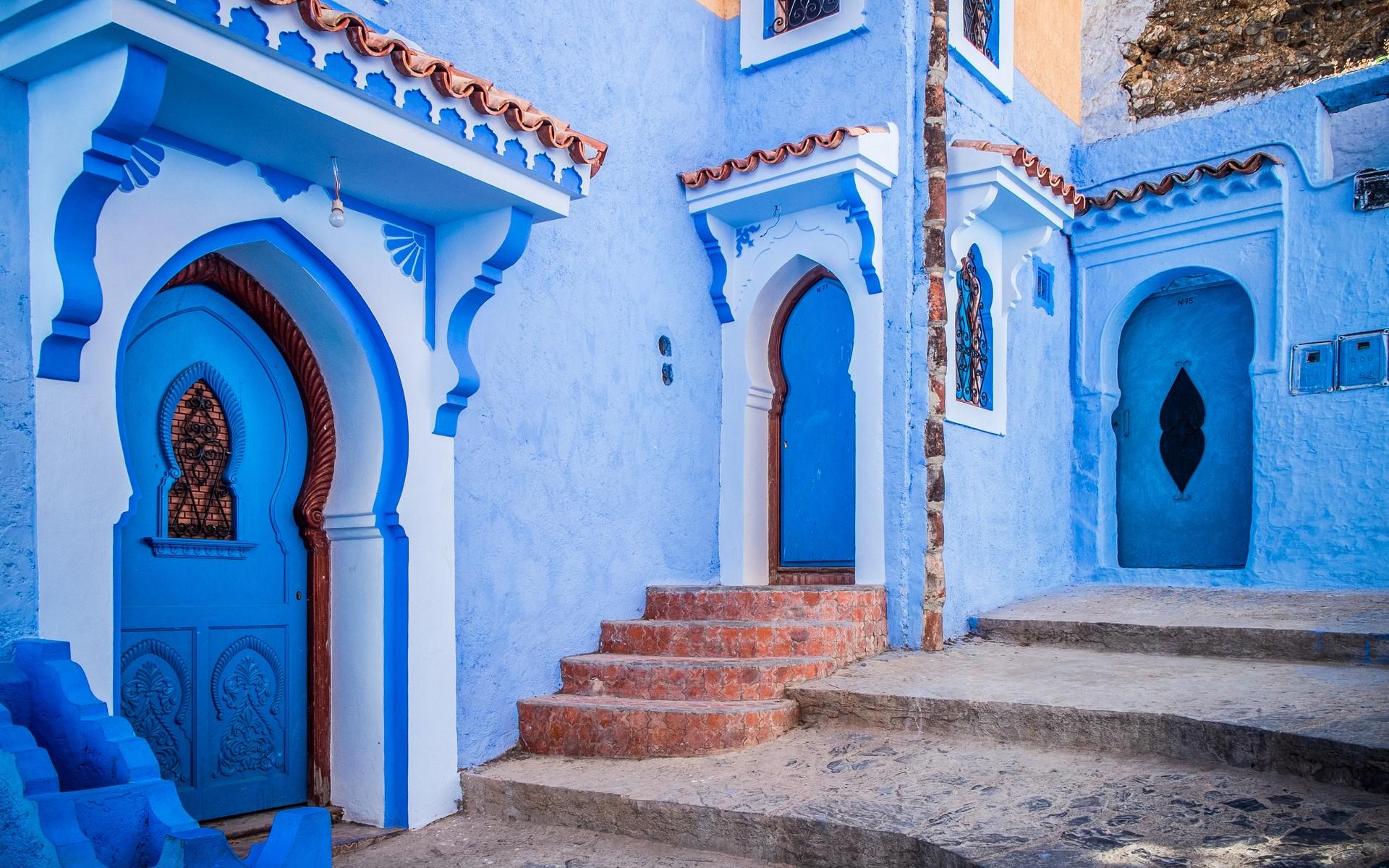 1920x1200 Chefchaouen in Morocco HD Wallpaper