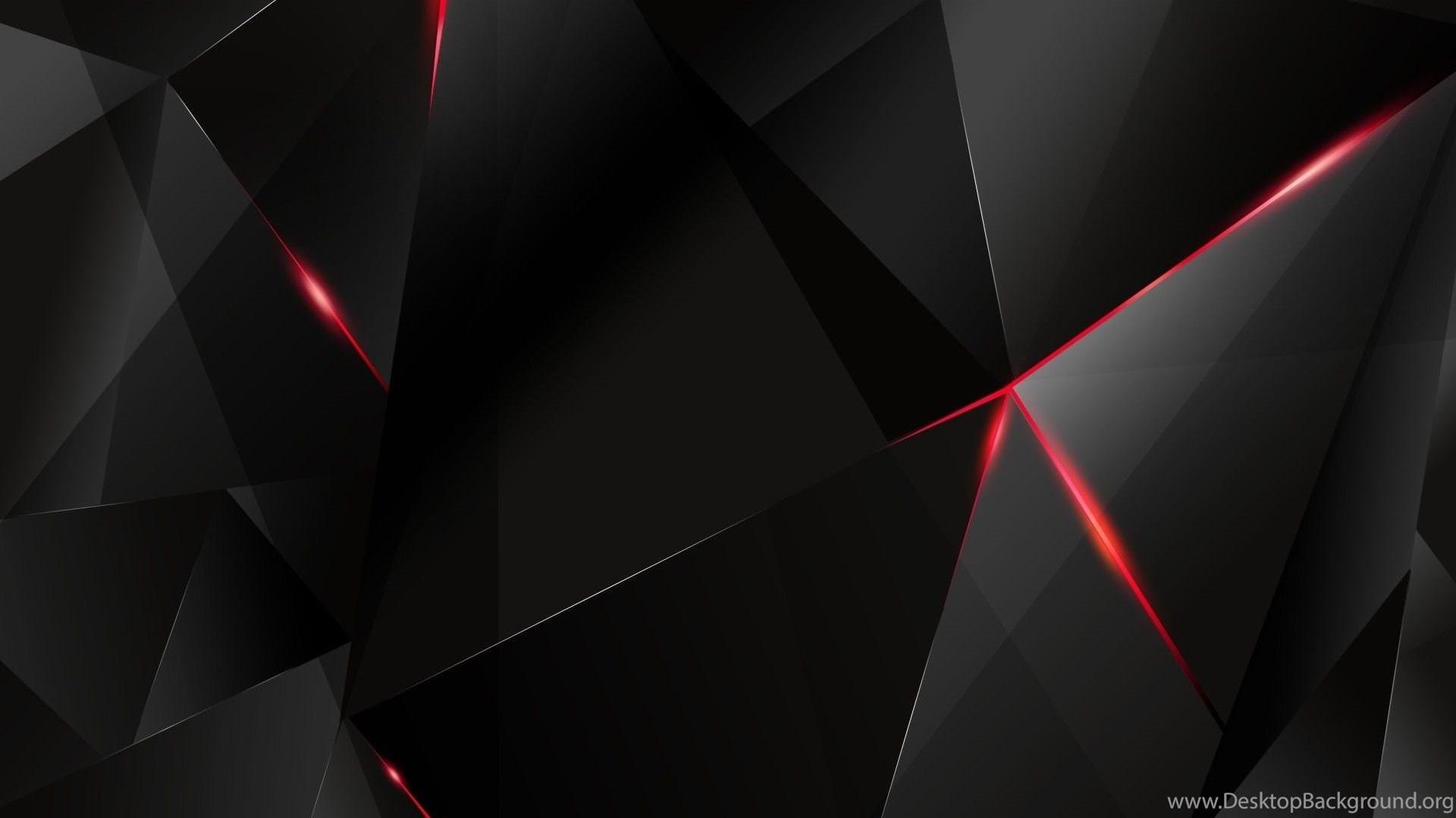 1920x1080 Black Polygon With Red Edges Abstract HD Wallpaper 1920x1080 120. Desktop Background