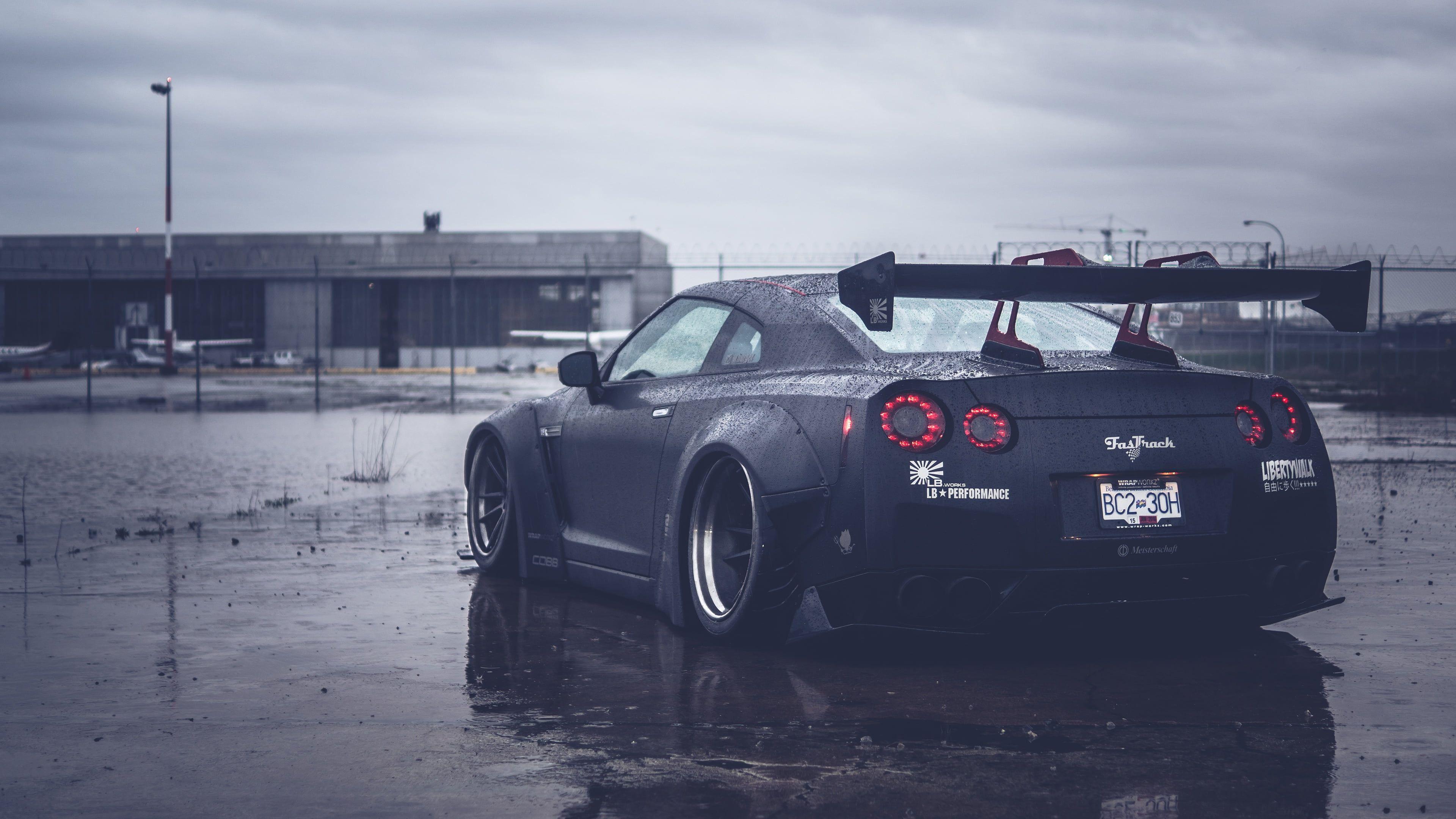 3840x2160 HD Wallpaper: Nissan, GT R, Dzhi Ti