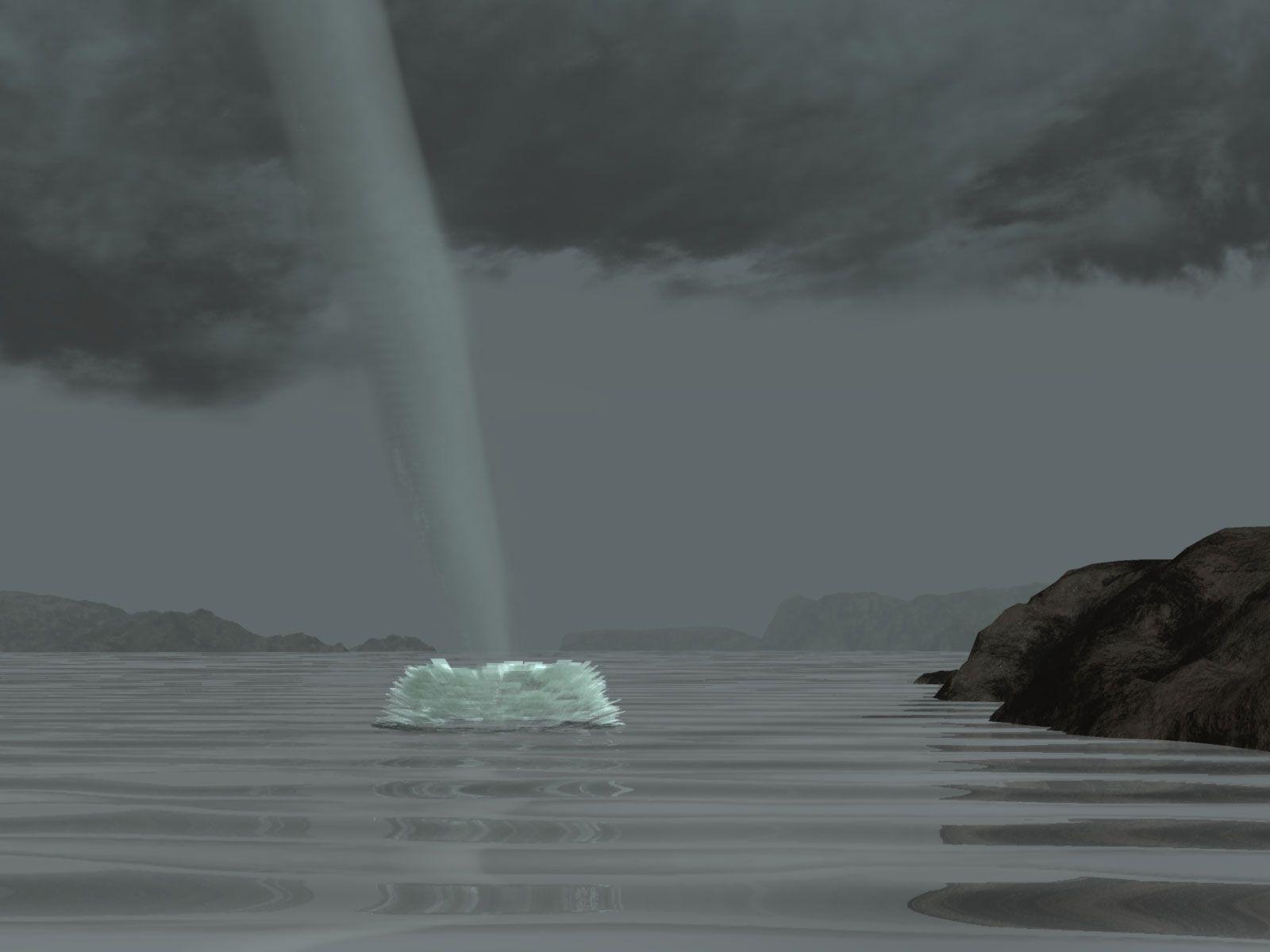 1600x1200 Water Tornado. Water Tornado (Carrara)