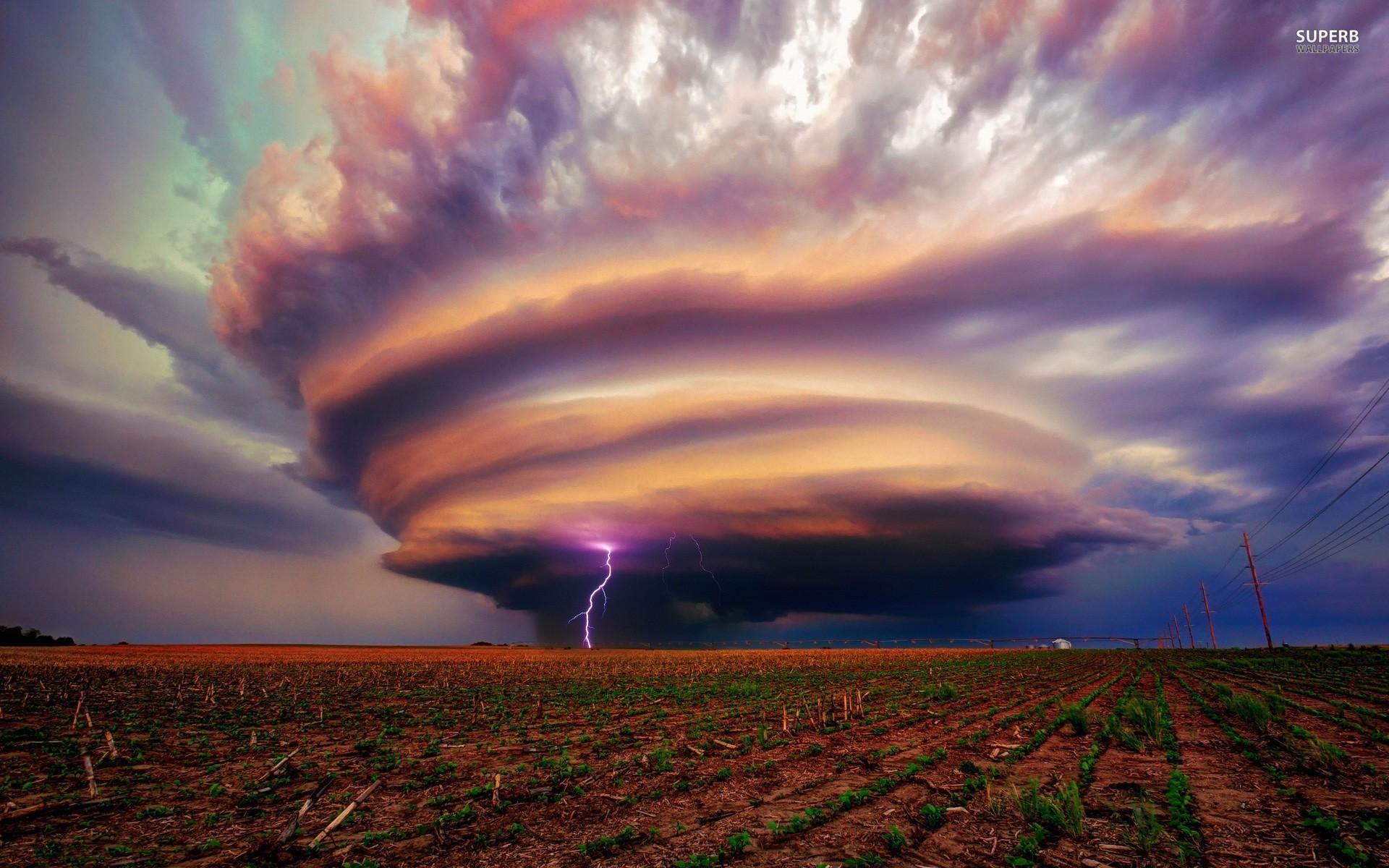 1920x1200 Lightning Tornado wallpaper. Lightning Tornado