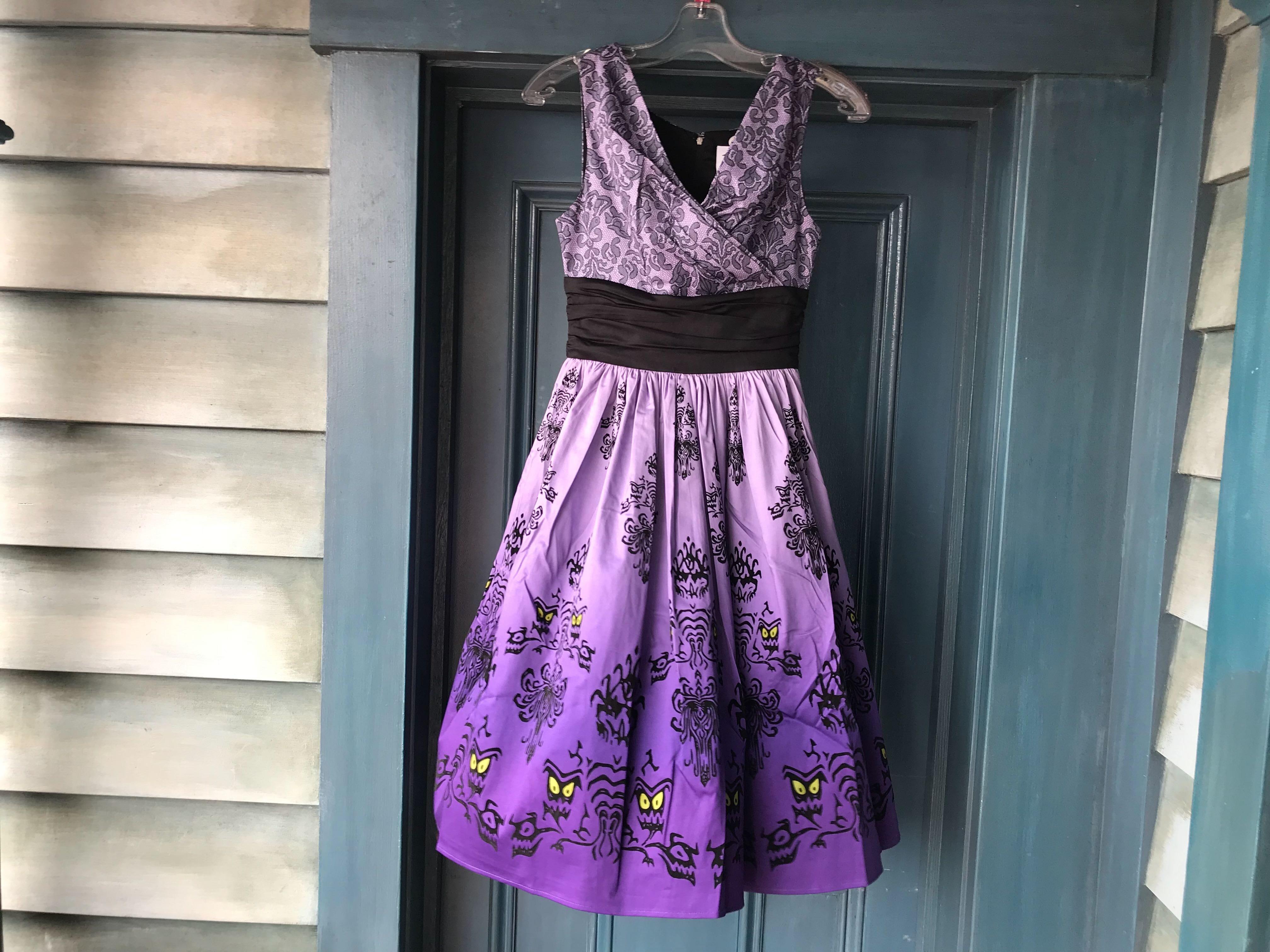 4032x3024 PHOTOS: New Haunted Mansion Wallpaper Dress Arrives at Memento Mori in the Magic Kingdom News Today