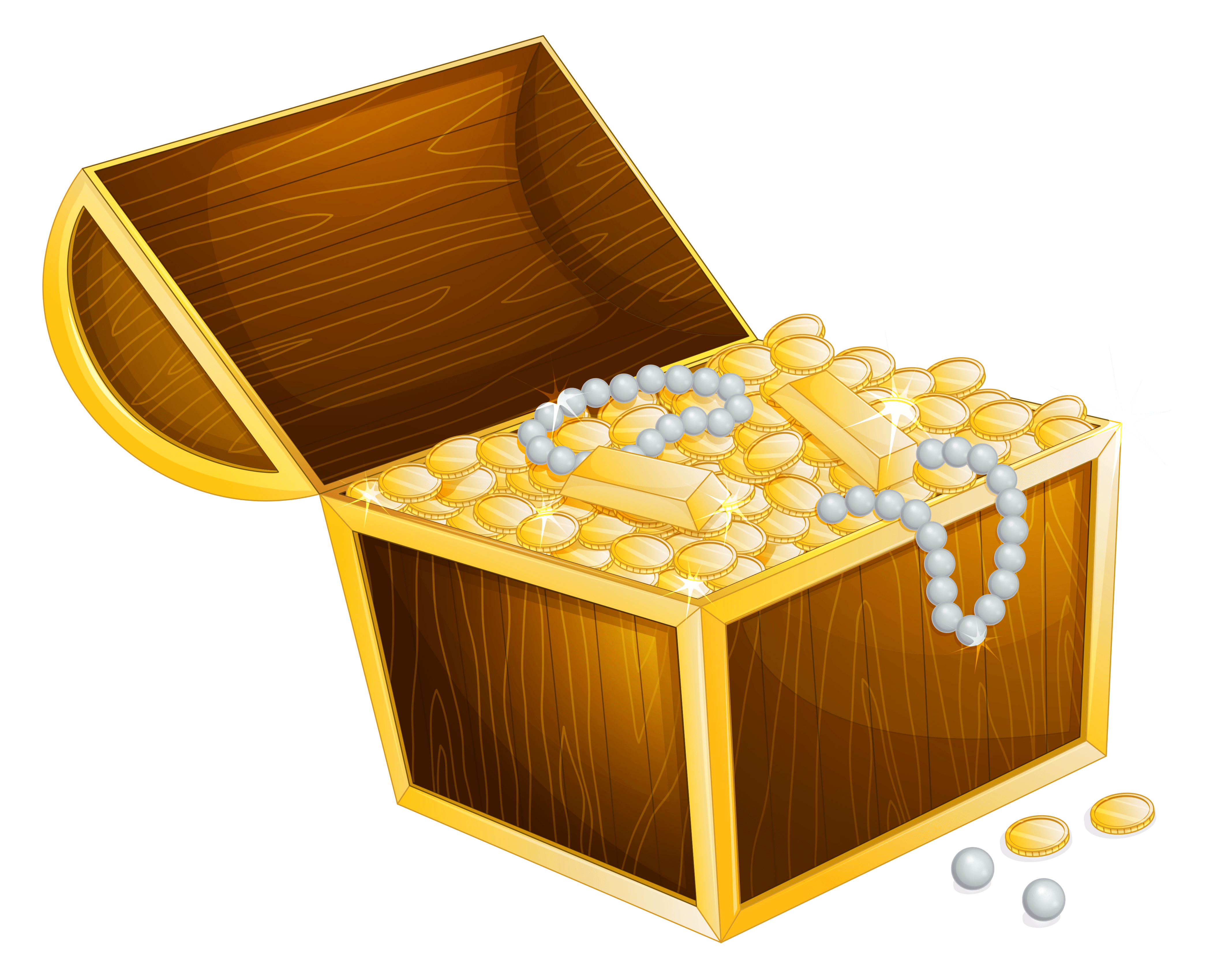 4180x3397 Beach With A Treasure Chest Wallpaper