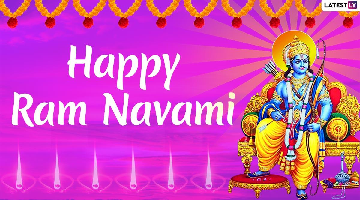 1200x667 Happy Rama Navami 2020 HD Image & Wallpaper For Free Download Online: Celebrate Hindu Festival With Shri Ram HD Photo, WhatsApp Stickers and GIF Greetings!