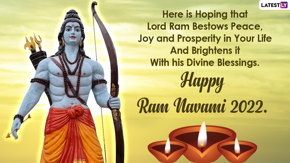 1200x675 Happy Ram Navami 2022 Greetings & HD Image: WhatsApp Messages, Wishes, Shri Ram Wallpaper, Facebook Status and SMS To Mark the Pious Ninth Day of Chaitra Month