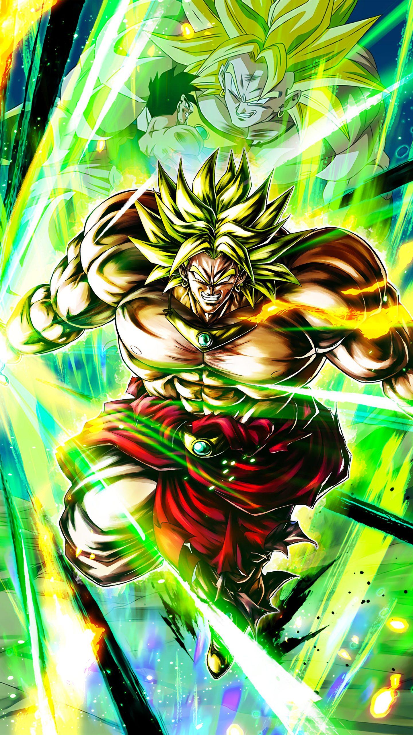 1440x2560 Background Broly 4K Wallpaper