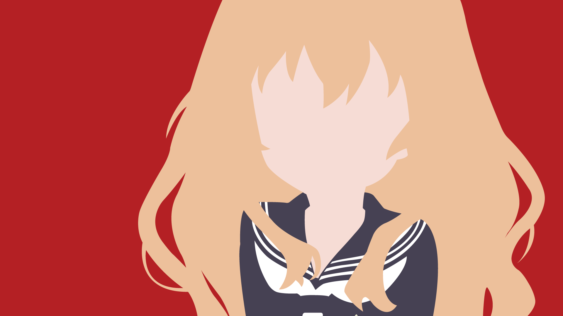 1920x1080 Minimalism, Anime Girls, Anime, Toradora, Aisaka Taiga Toradora Wallpaper Transparent