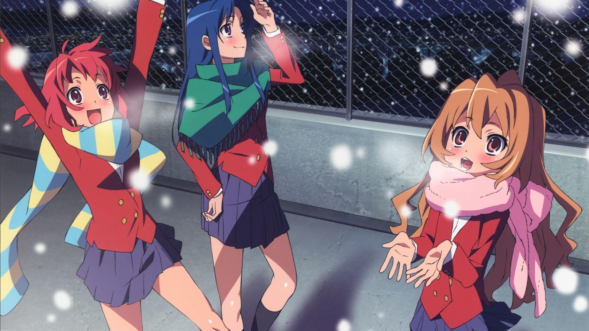 1920x1080 Ami Kawashima, Minori Kushieda, Taiga Aisaka, Toradora! HD (2022)