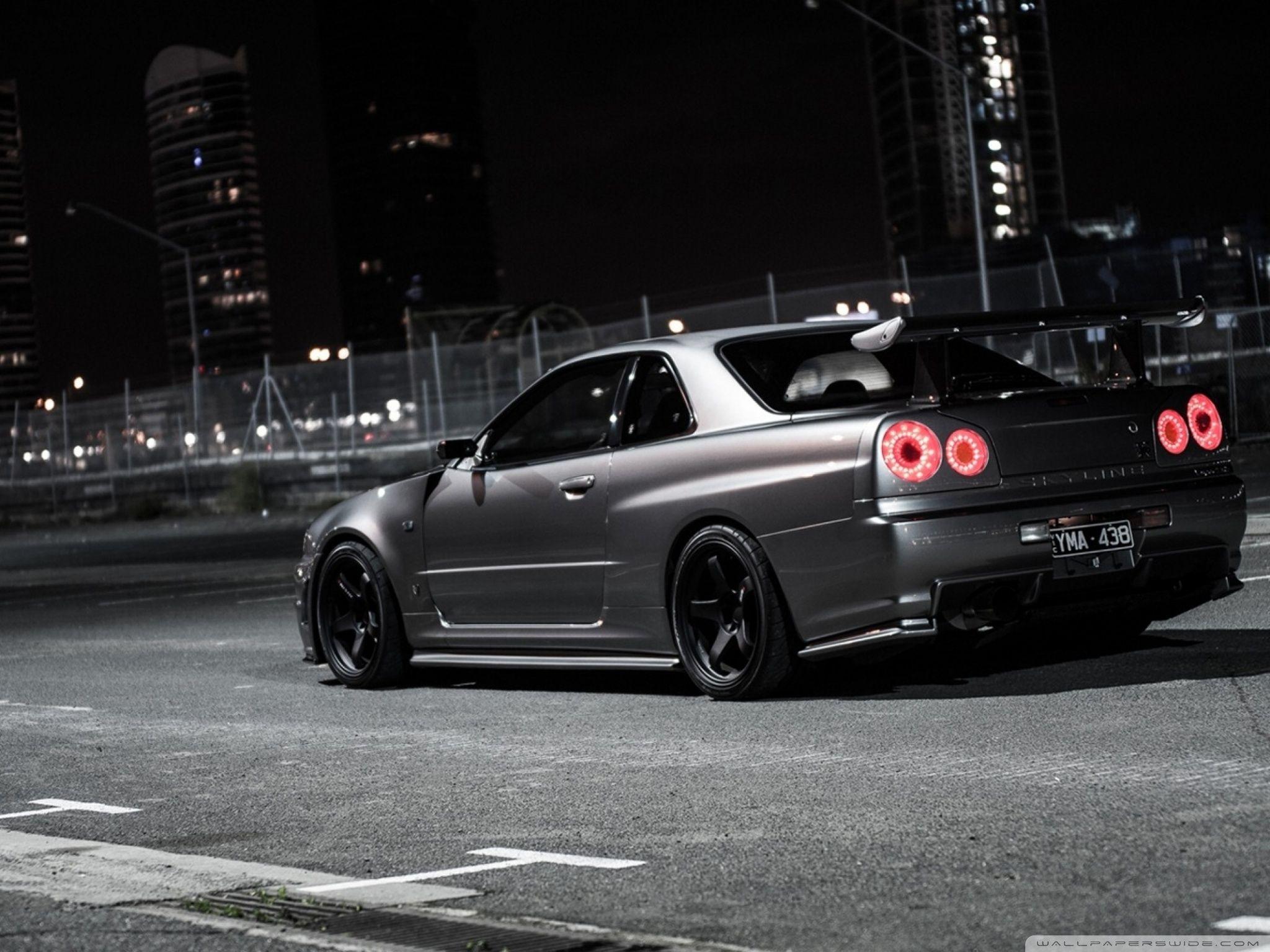 2048x1536 Wallpaper Blink Of Nissan Skyline GT R Wallpaper HD