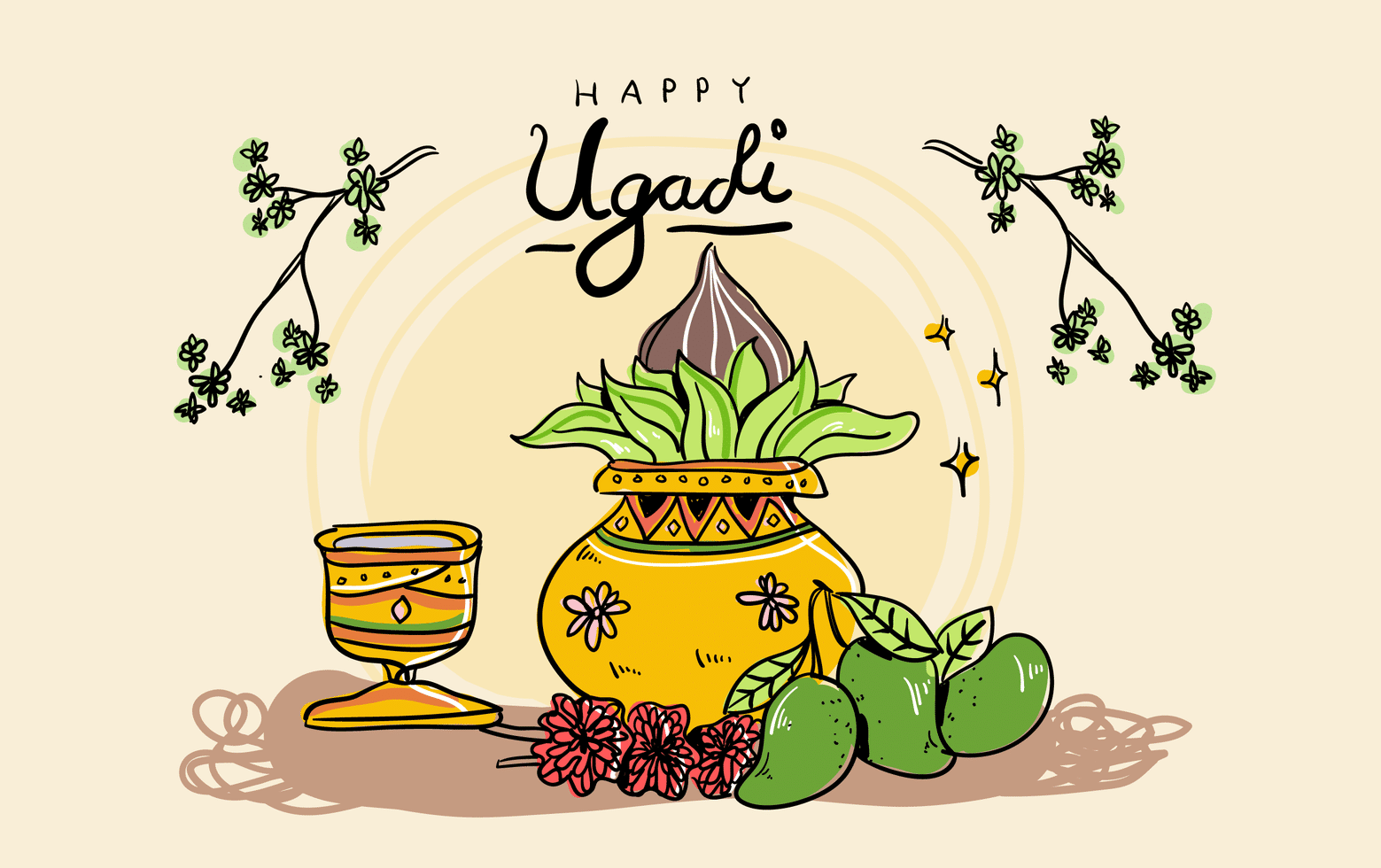 1559x980 Happy Ugadi Wishes 2022: Image, quotes, messages, cards, greetings, picture and GIFs
