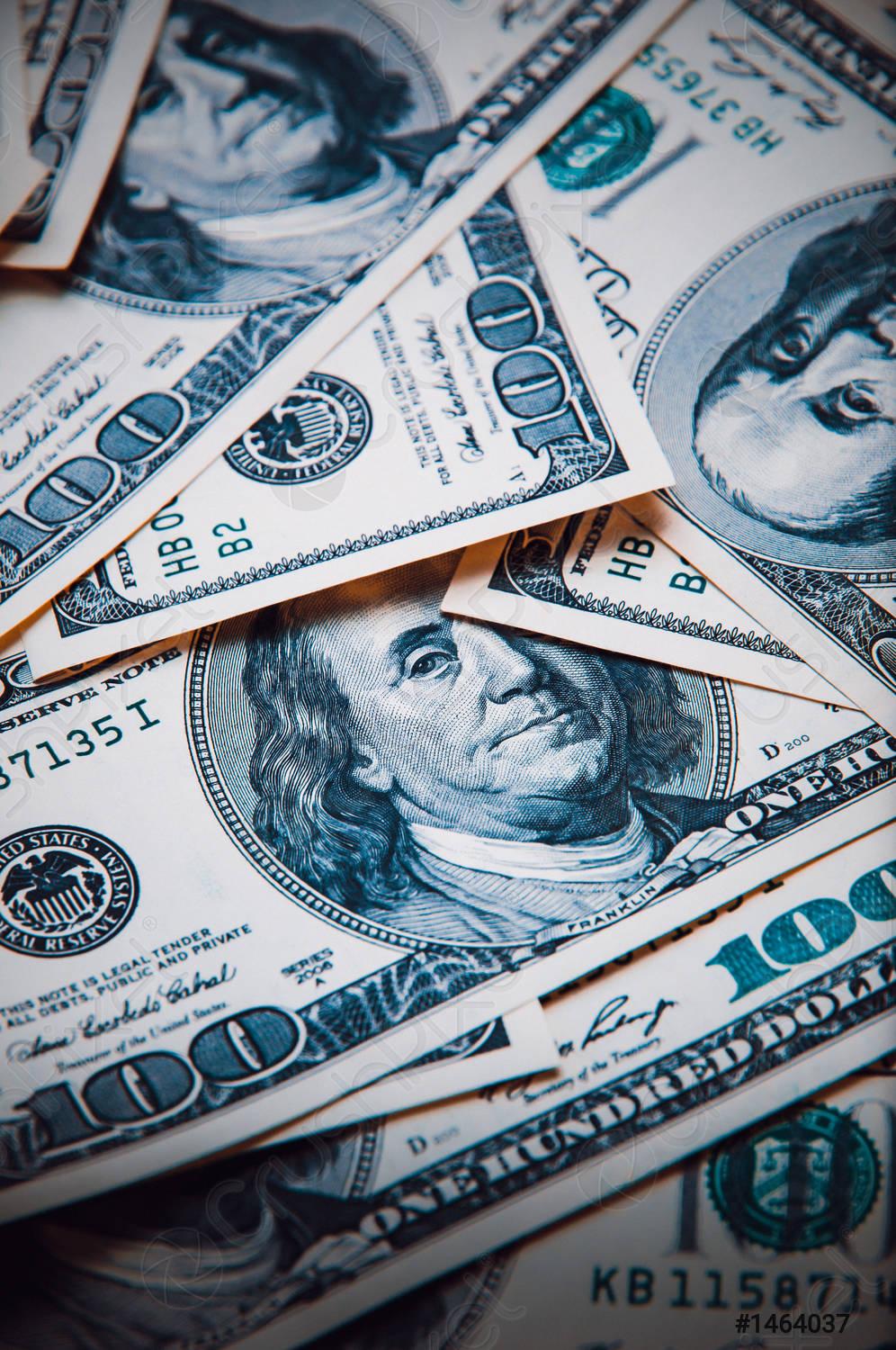 996x1500 Cash of hundred dollar bills, dollar background image A pile