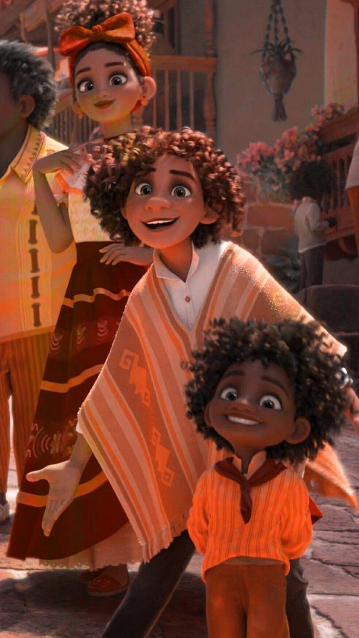 736x1308 Wallpaper ✨ Dolores, Camilo e Antônio Madrigal. Madrigal, Wallpaper, Disney