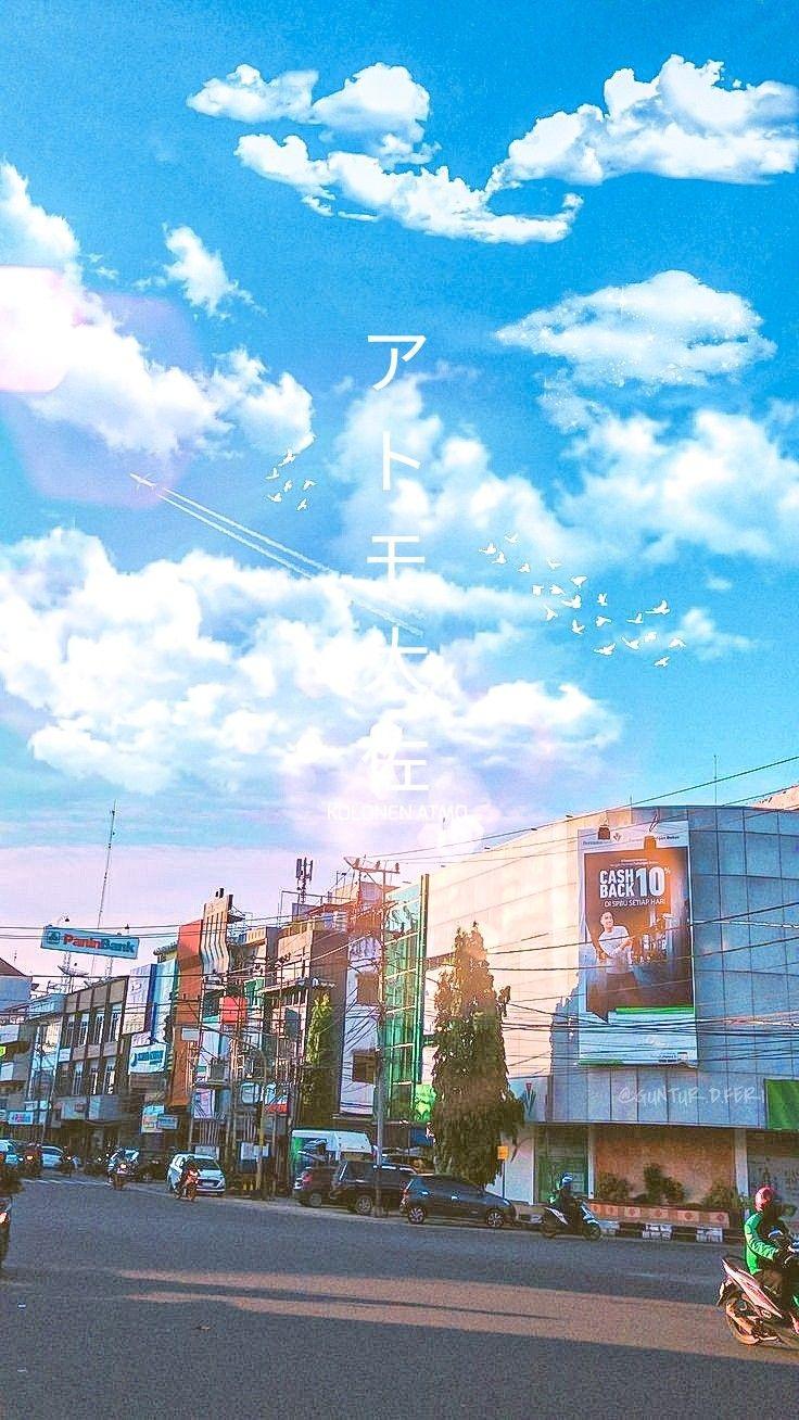 736x1308 Anime style, kimi no nawa, tenki no ko, makoto shinkai. Pemandangan anime, Pemandangan, Seni anime