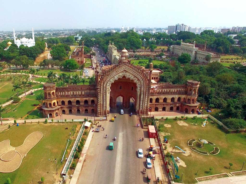 1024x768 Post Card Of Uttar Pradesh Tourist States Of India