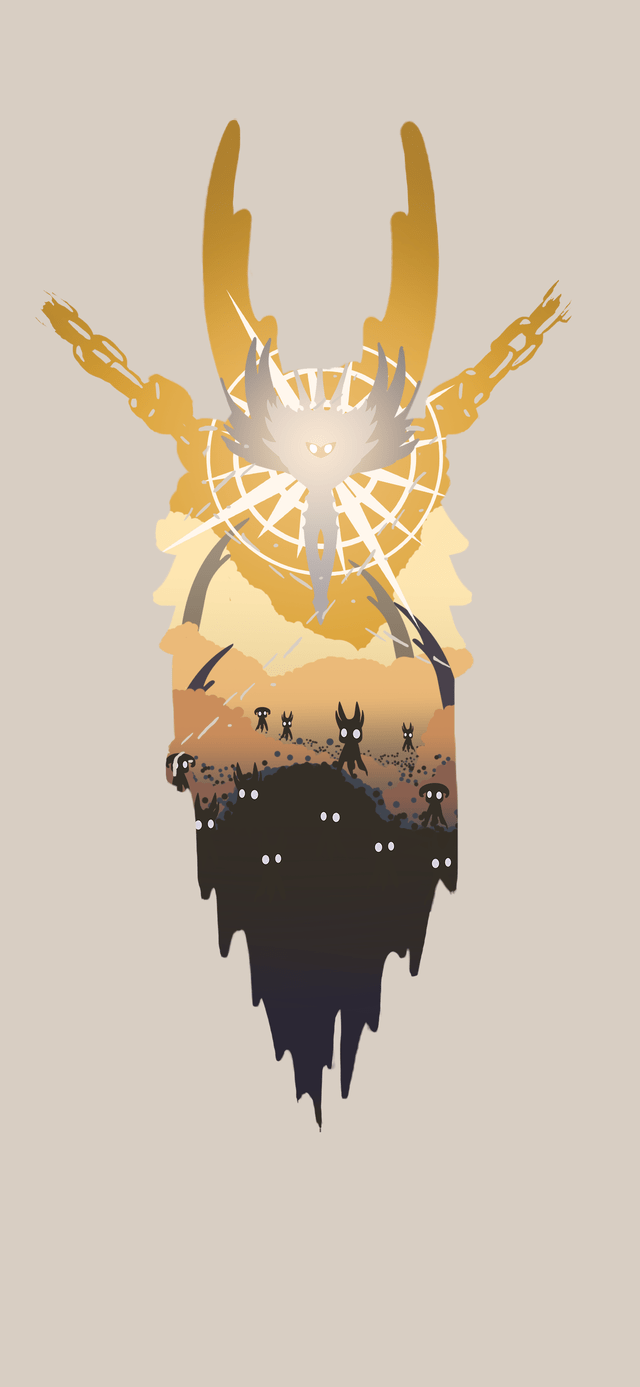 640x1387 Made a Hollow Knight phone wallpaper