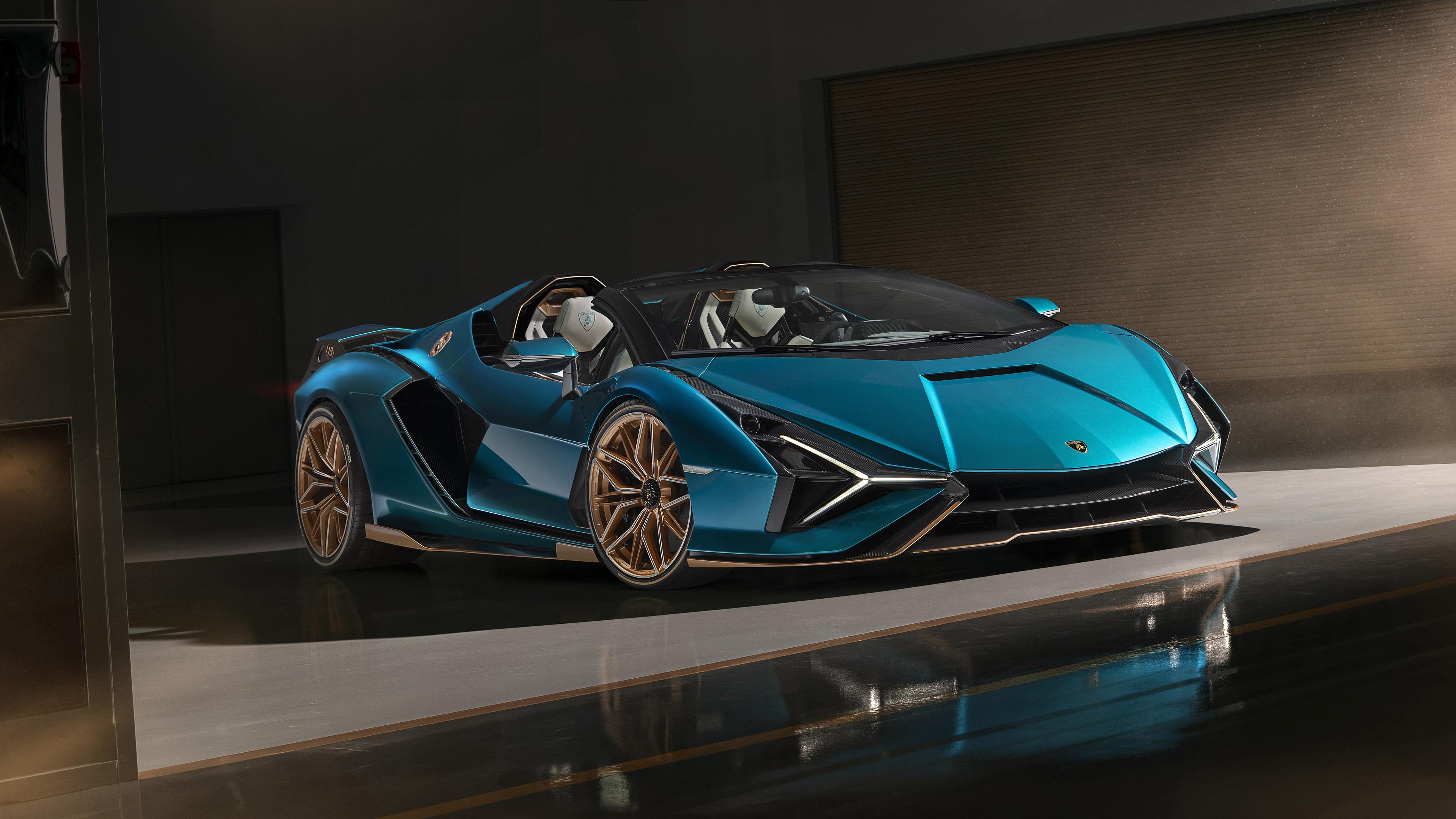 3840x2160 Lamborghini Sian Roadster by Philipp Rupprecht 4k Ultra HD Wallpaper