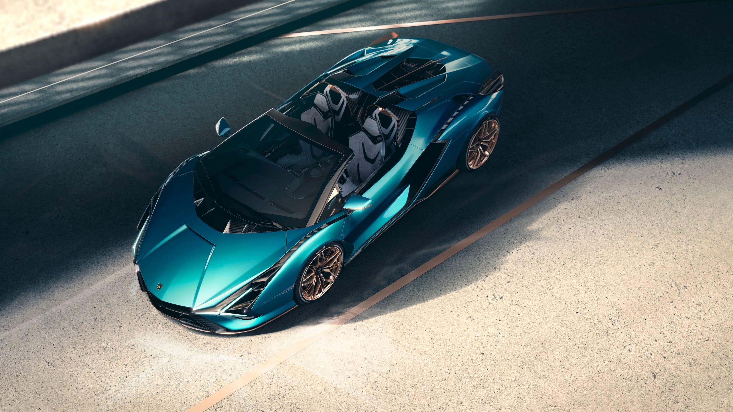 2560x1440 Lamborghini Sian Roadster is topless, aggressive and already sold out