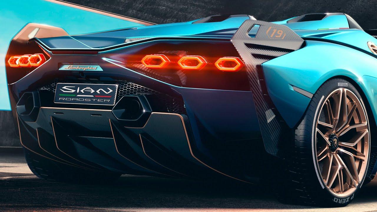 1280x720 Lamborghini Sian Roadster