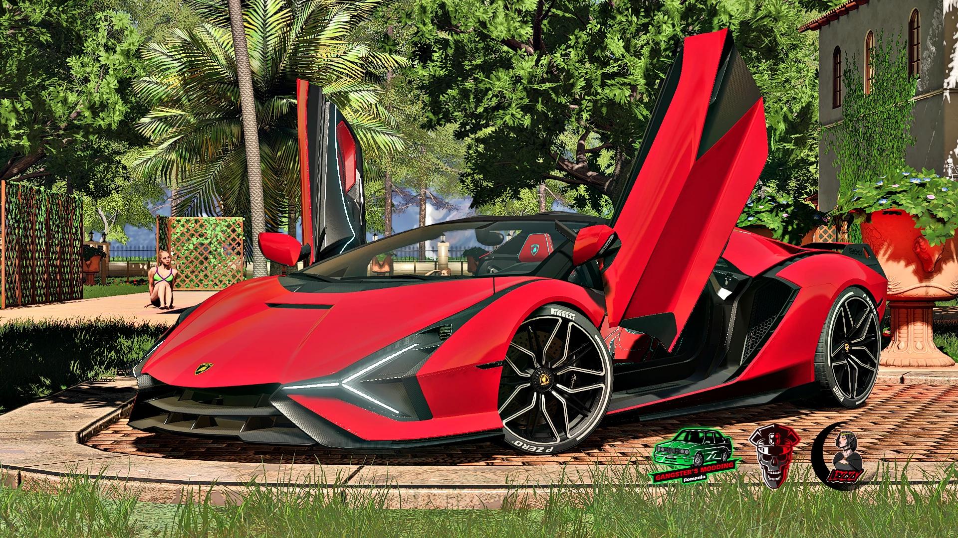 1920x1080 Lamborghini Sian Roadster v1.0 FS19. Farming Simulator 19 Mod