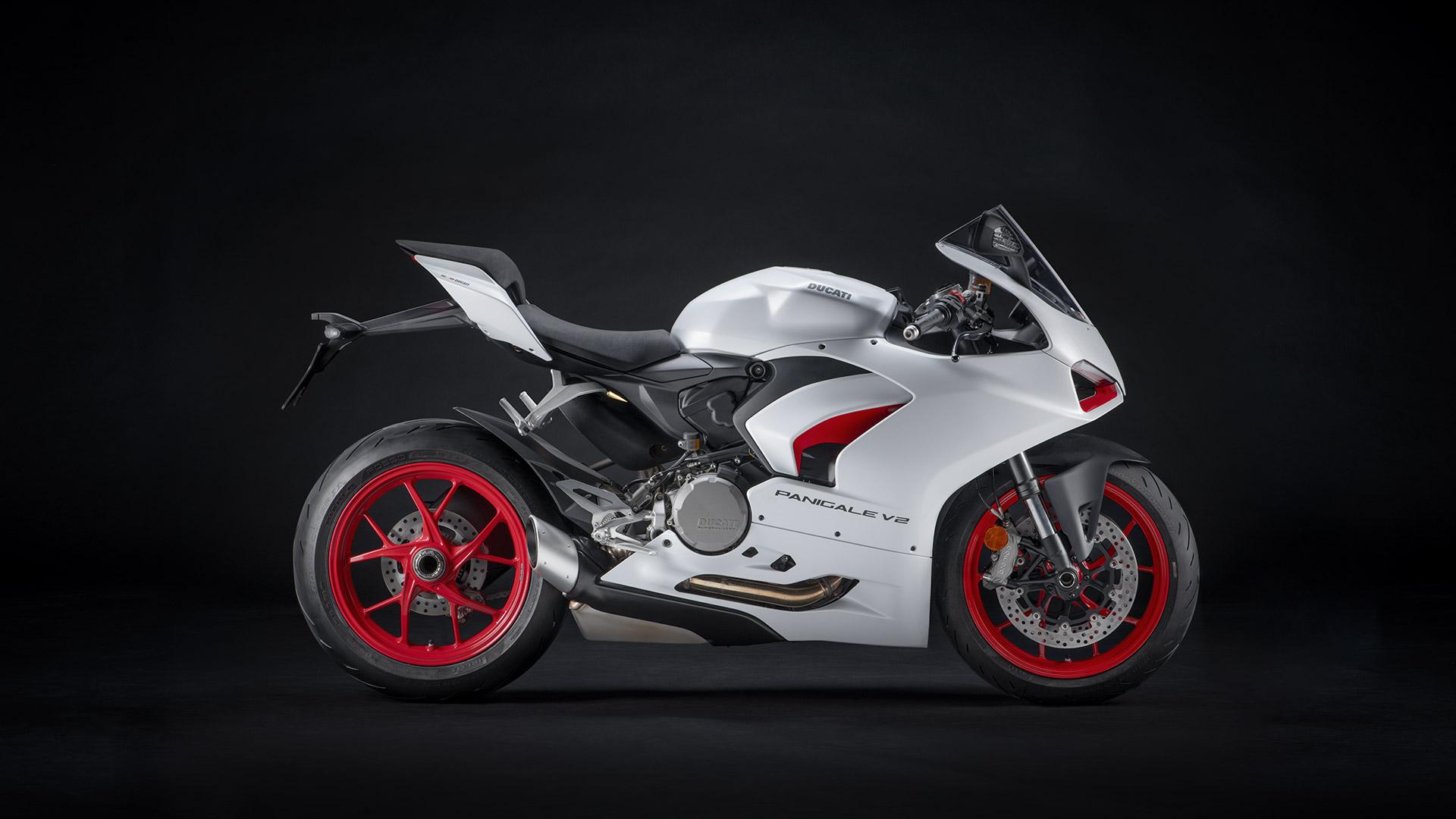 1920x1080 The Red Essence. In White Video Edition: 2020 DUCATI PANIGALE V2 Introduces New Color White Red livery