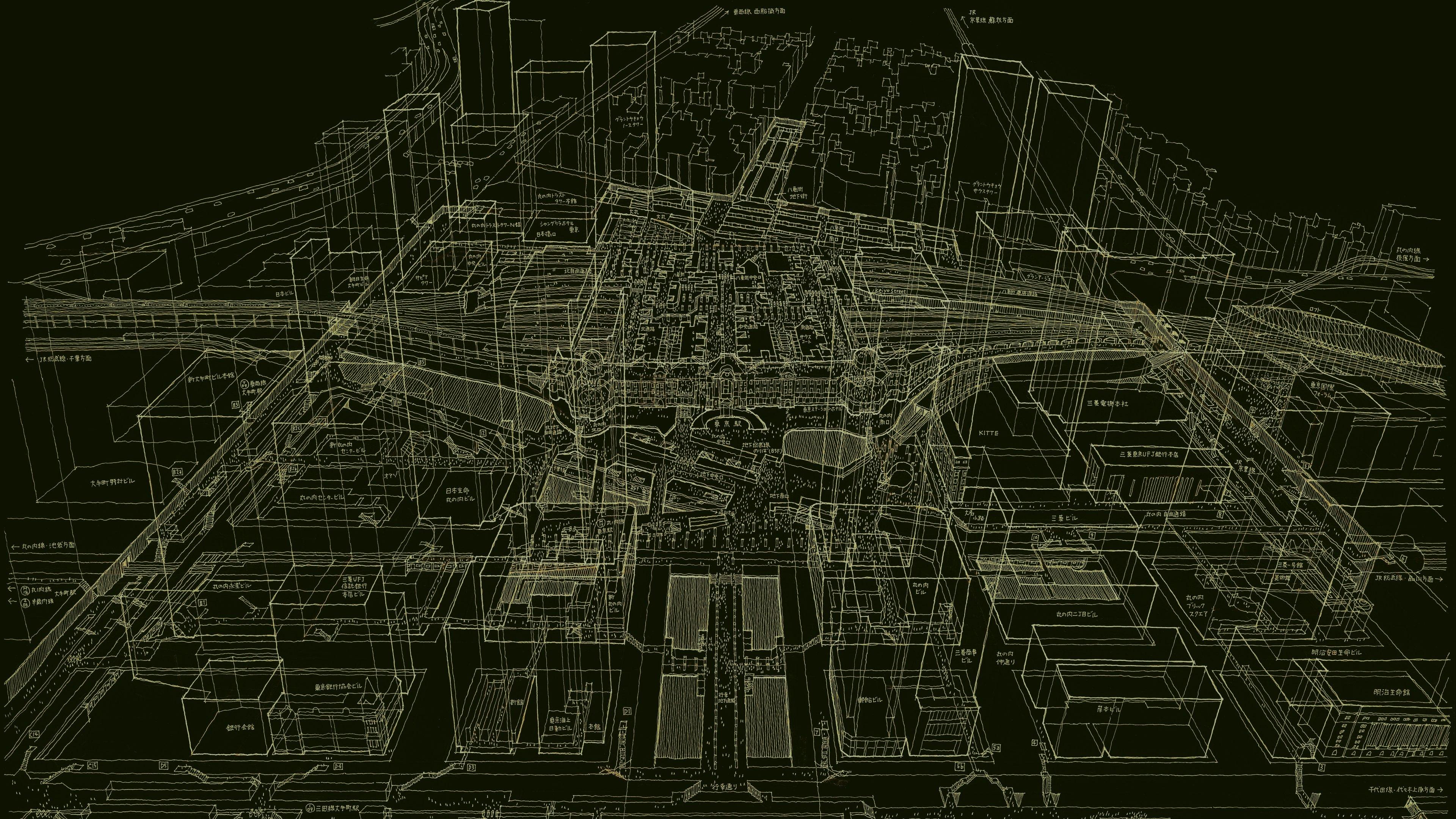 3840x2160 Tokyo Station 4K wallpaper