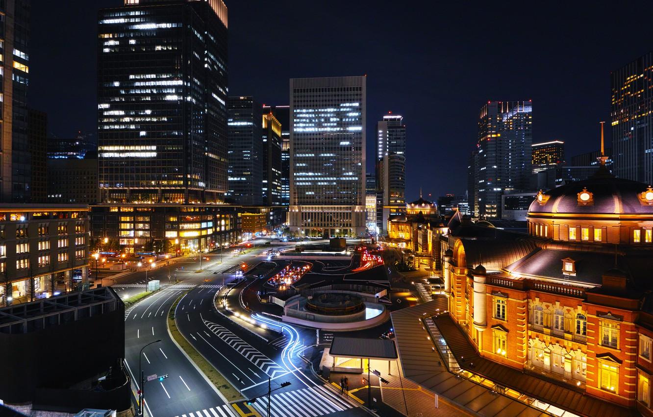 1332x850 Wallpaper night, city, the city, lights, lights, background, widescreen, Wallpaper, building, Japan, Tokyo, wallpaper, Tokyo, Japan, widescreen, night image for desktop, section город
