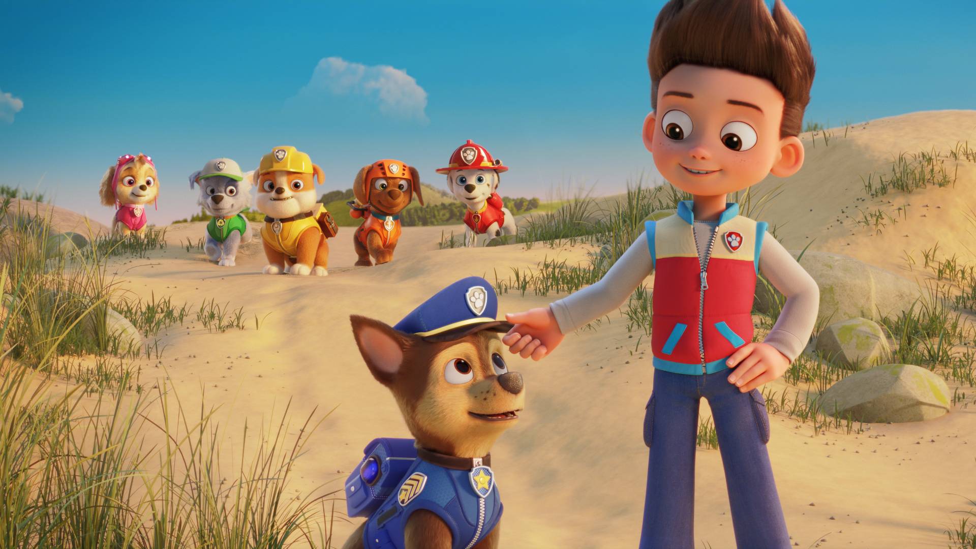 1920x1080 Chase and Ryder Paw Patrol The Movie Wallpaper, HD Movies 4K Wallpaper, Image, Photo and Background