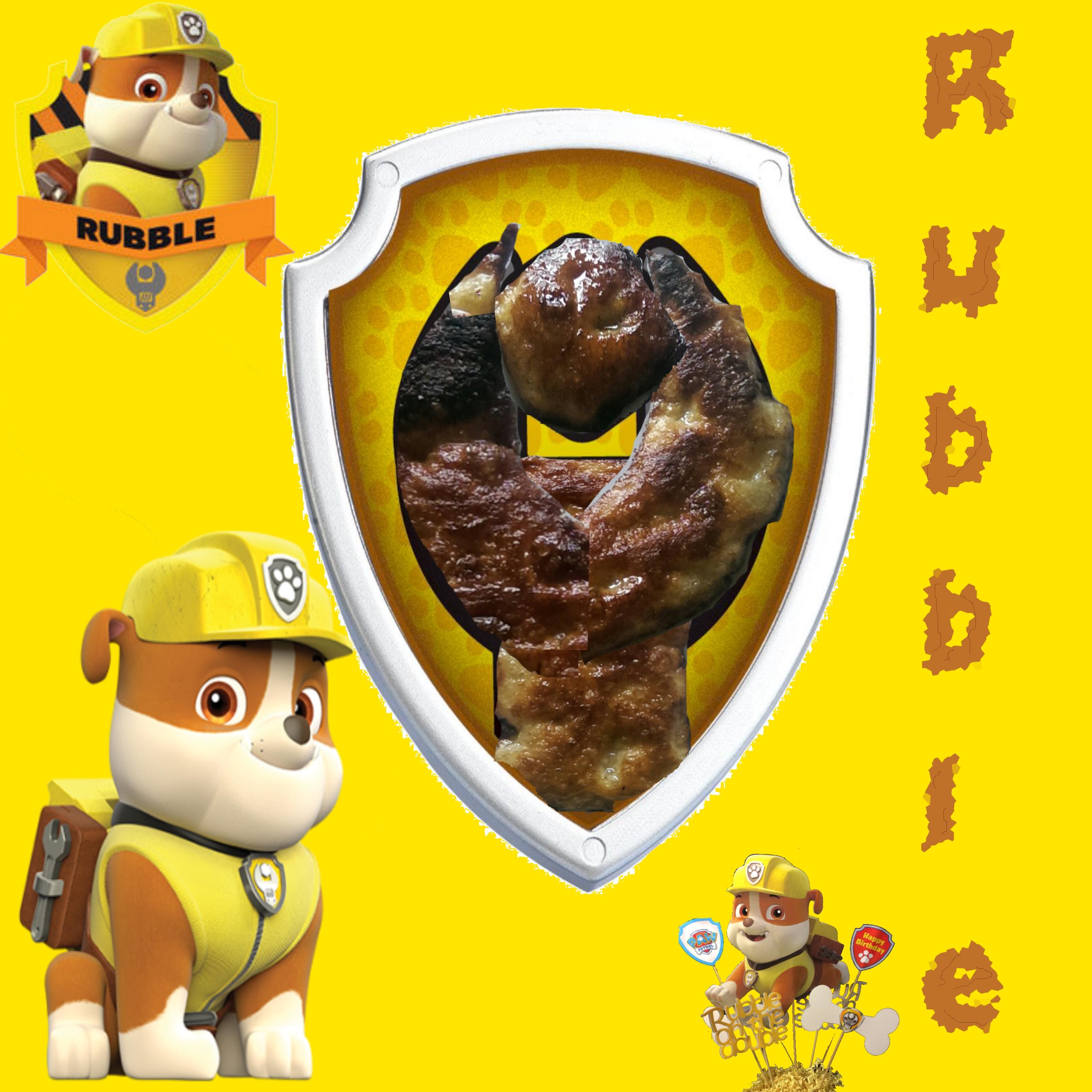 3000x3000 Rubble Paw Patrol Wallpaper