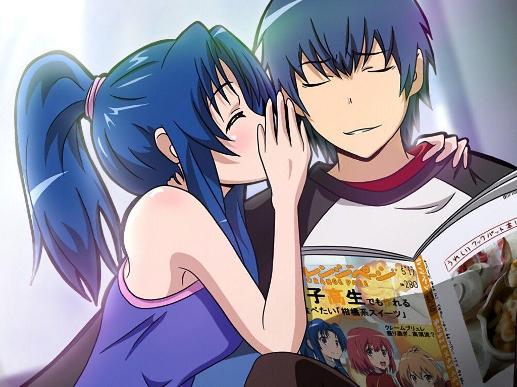 1024x768 Toradora. Ami Kawashima and Ryuuji Takasu. Toradora, Romantic anime, Anime romance